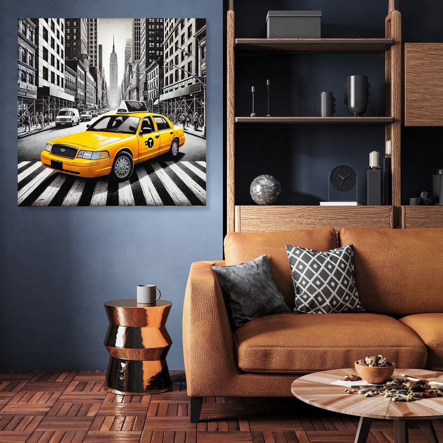 Yellow Taxi Canvas