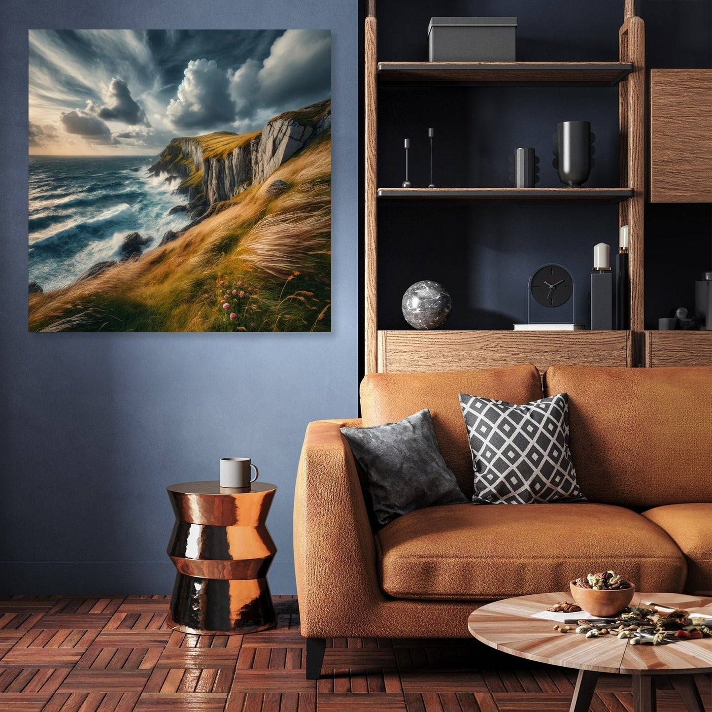 Windy Cliffside Canvas