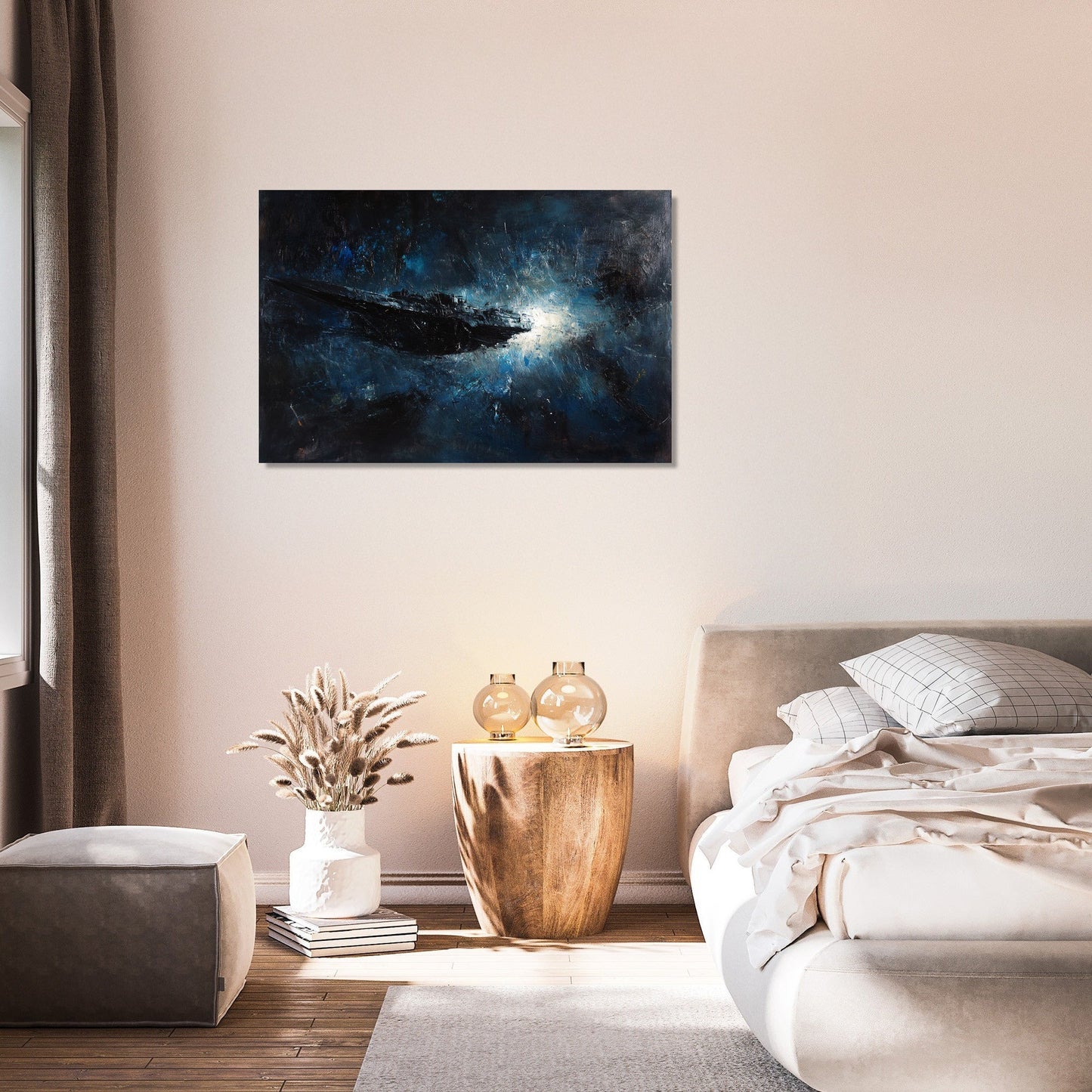 Abandoned Spaceship Canvas