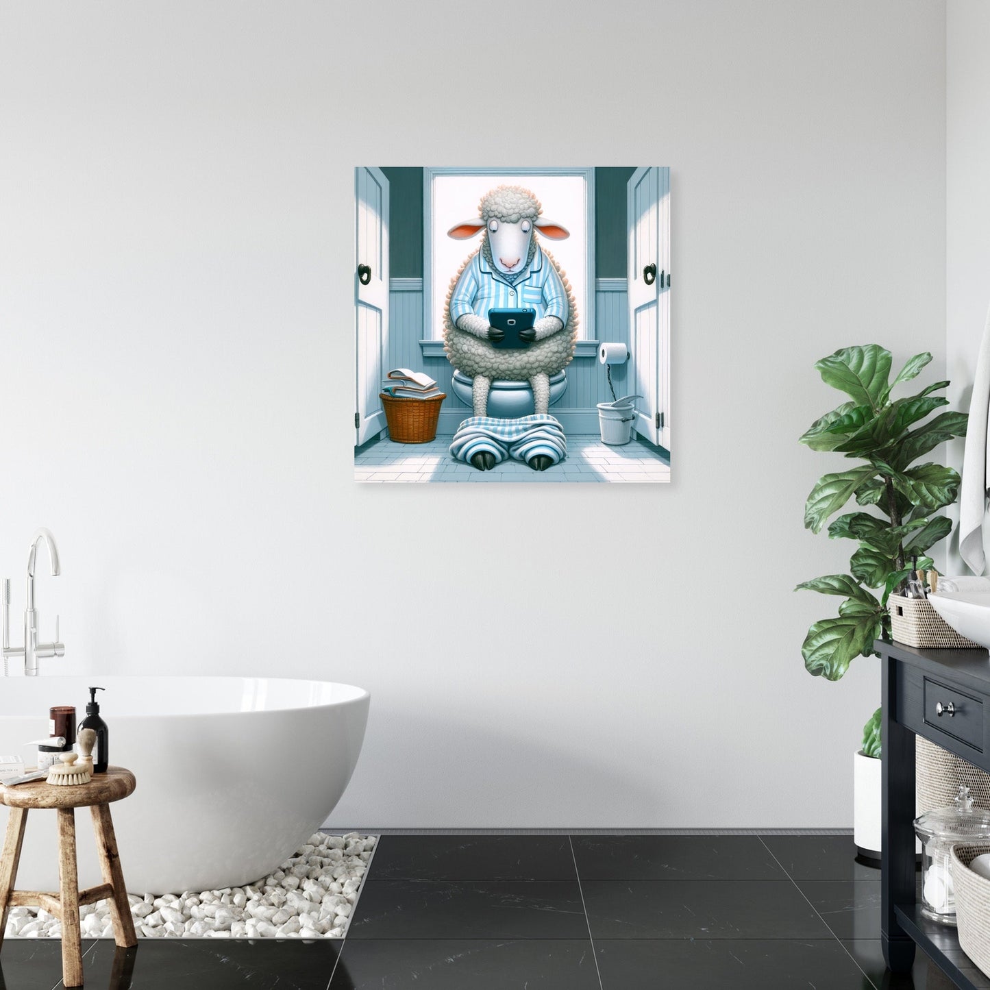 Storybook Sheep Shenanigans Canvas