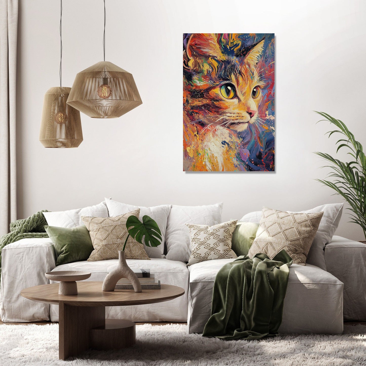 Whiskered Wonder Canvas