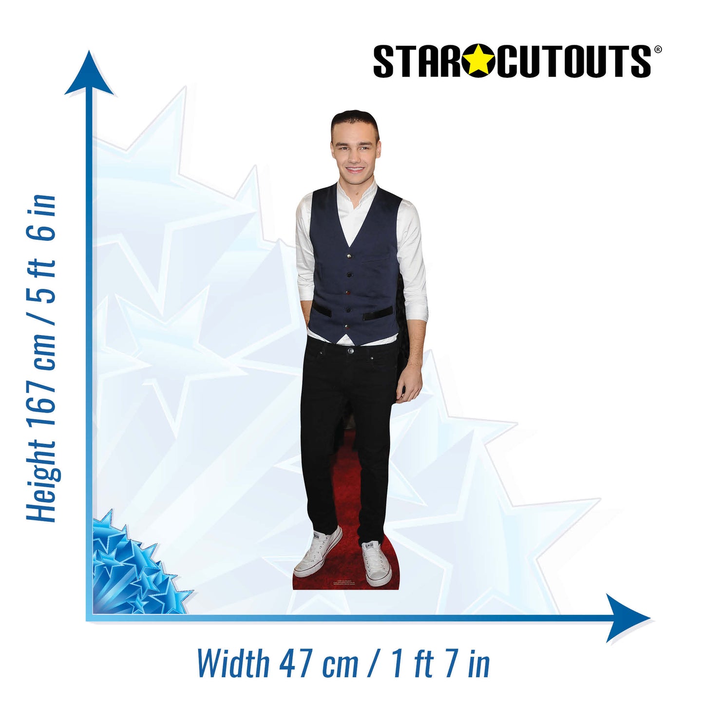 CS580 Liam (Boyband) Height 167cm Lifesize Cardboard Cutout