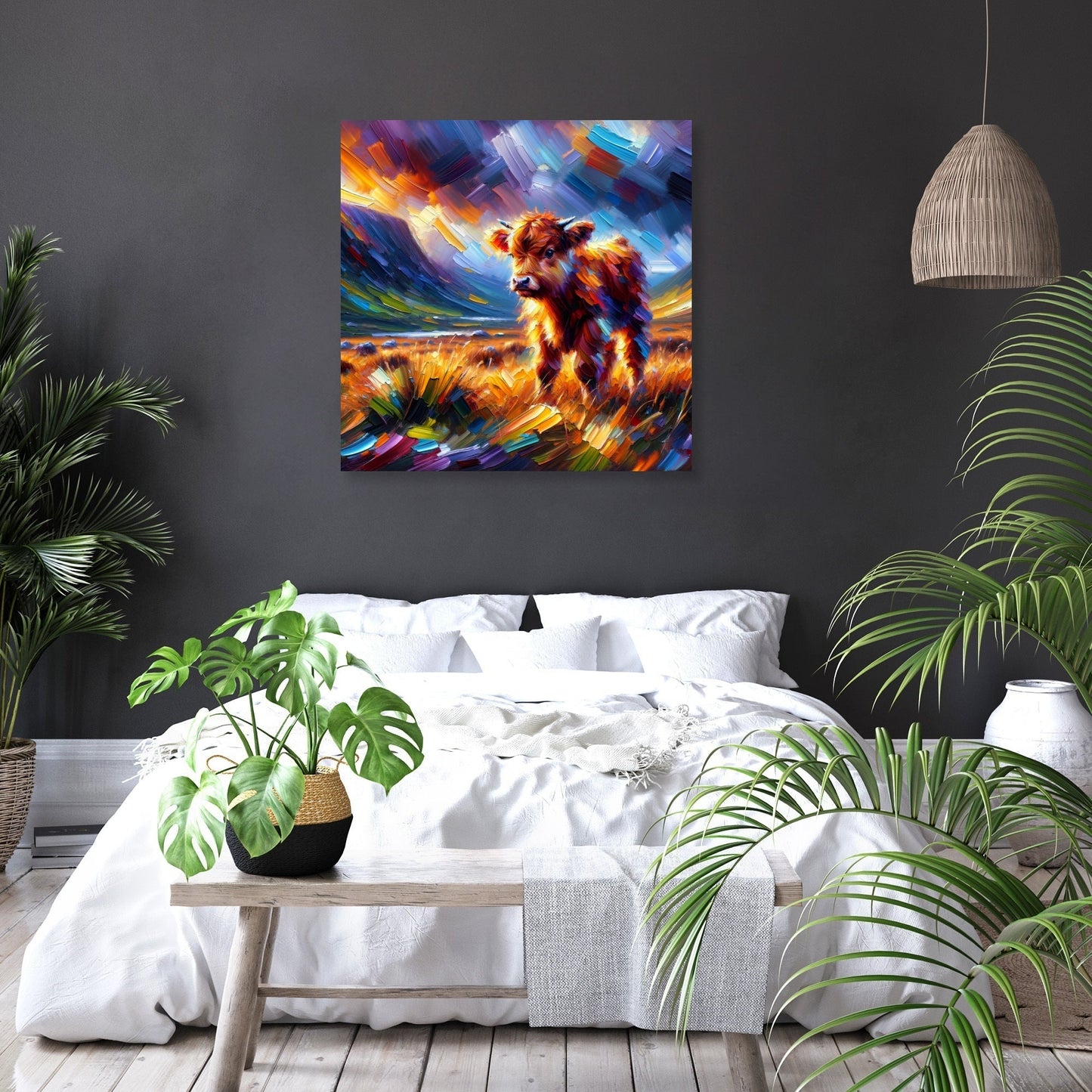 Highland Emotion Canvas