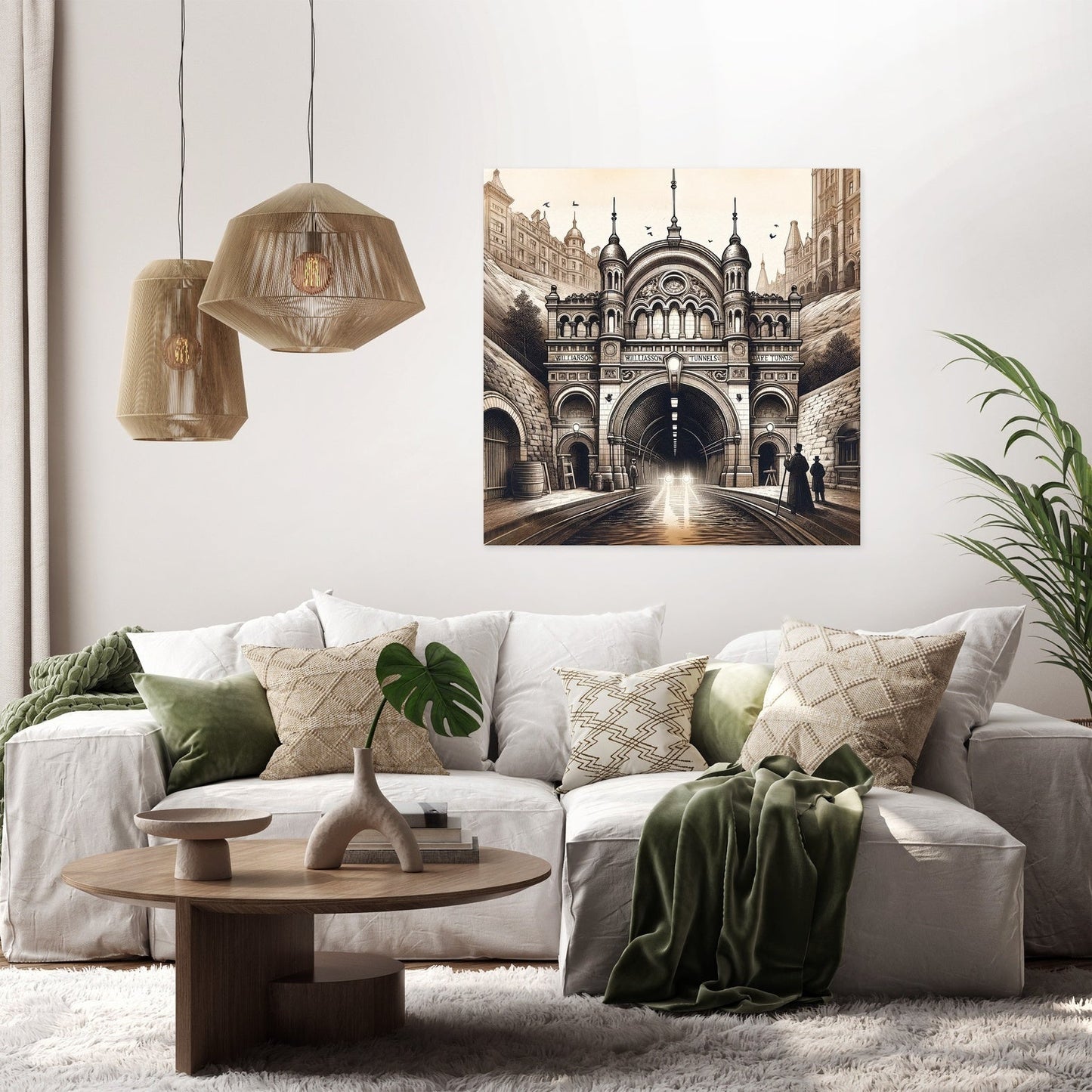 Historic Liverpool Tunnels Expanded Canvas