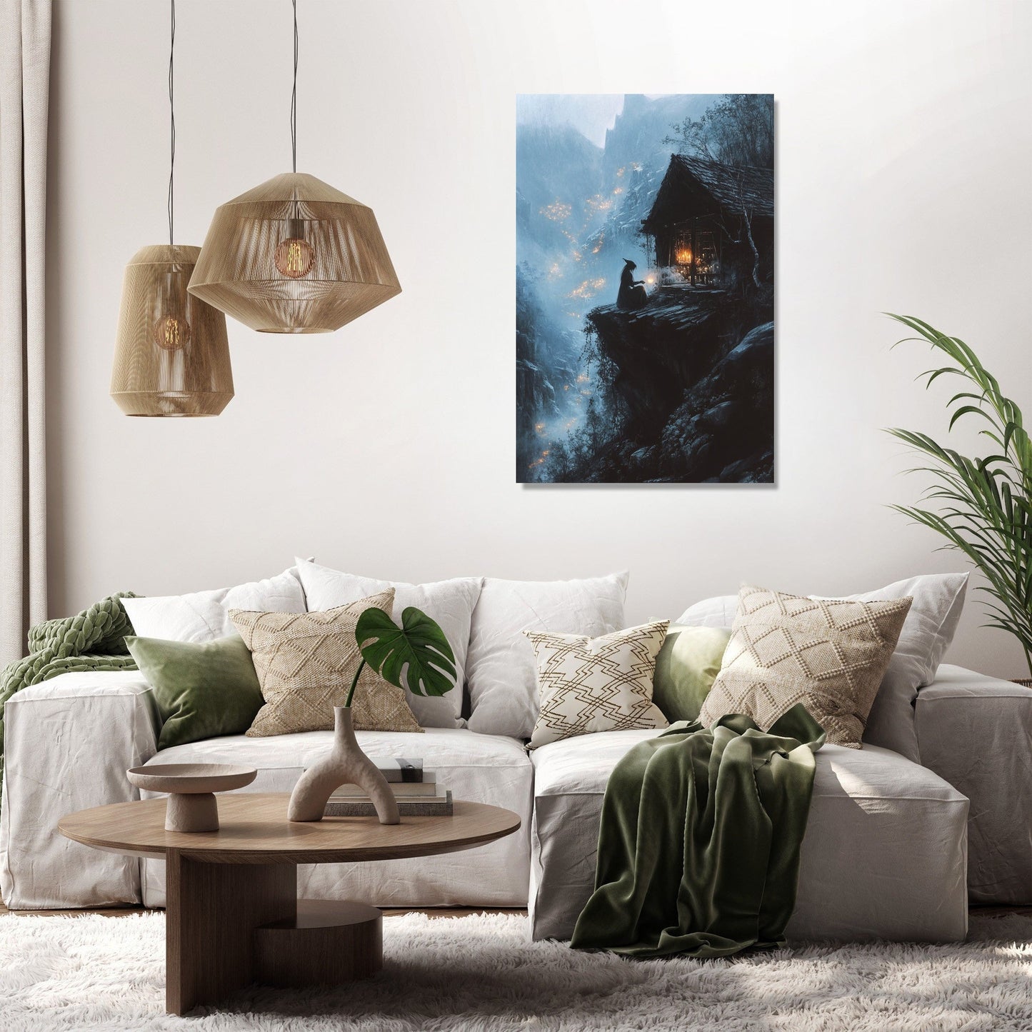 Enchanted Brew Witch Canvas