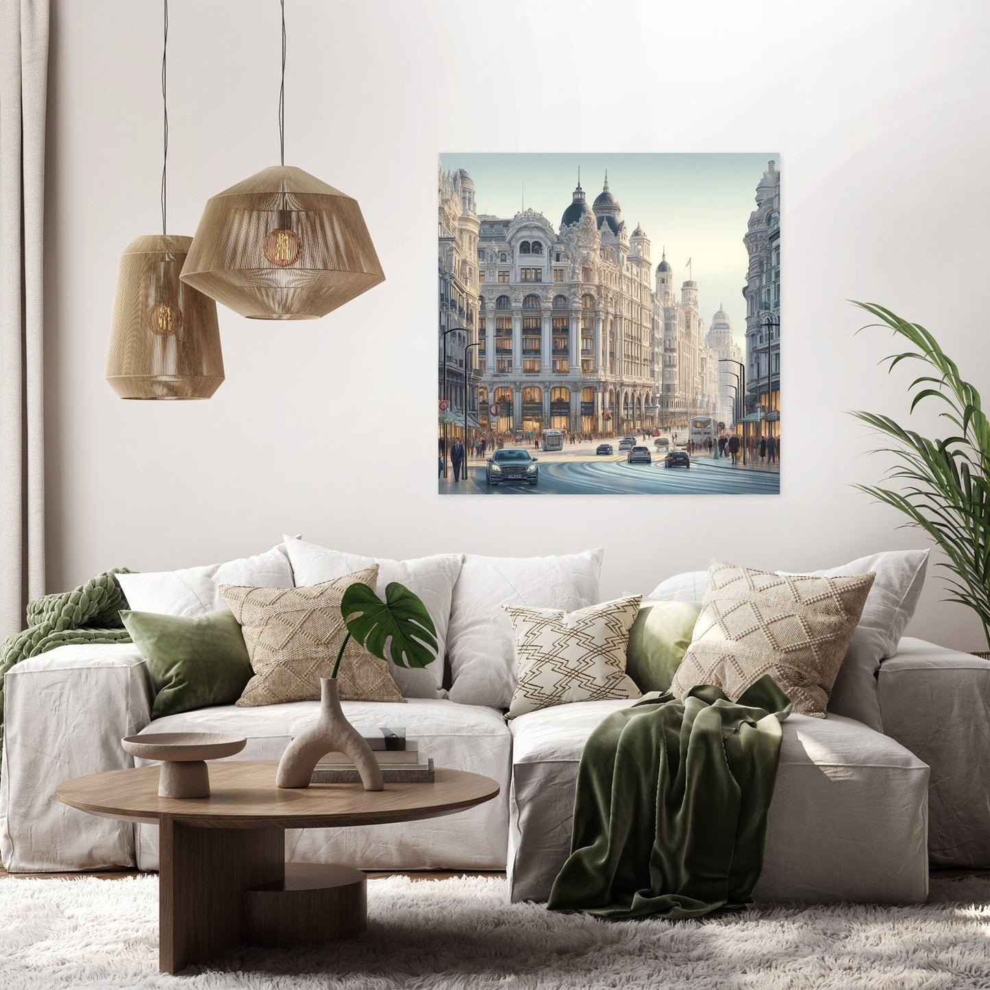 Gran Via Madrid Canvas