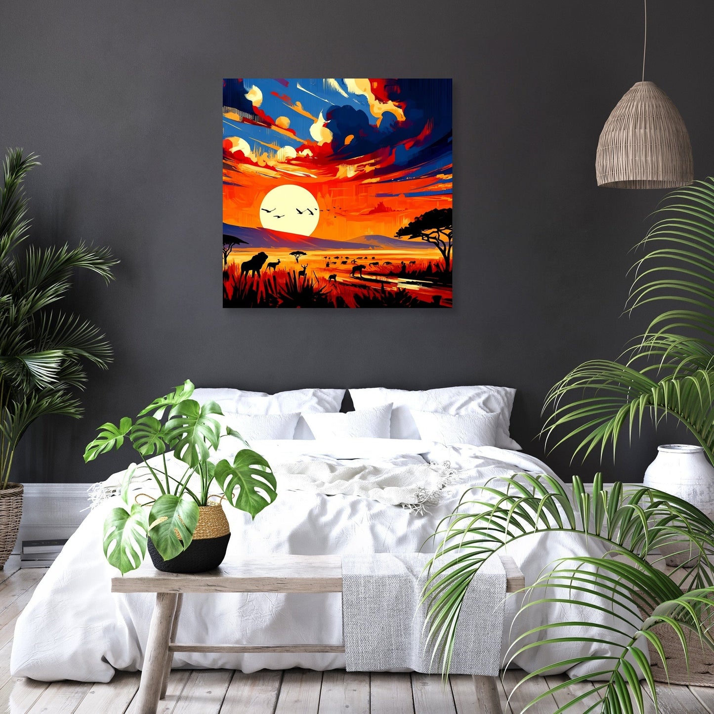 Serengeti Sunrise Canvas