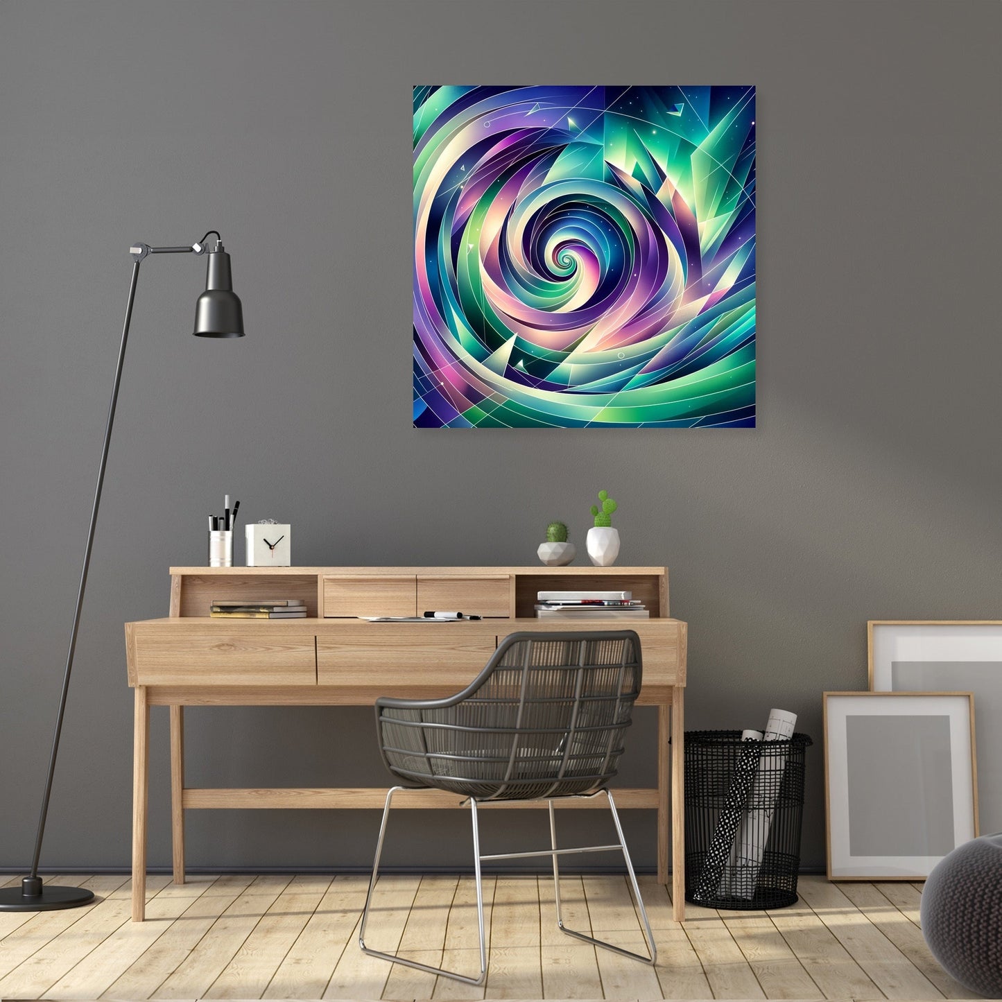 Aurora Geometry Canvas