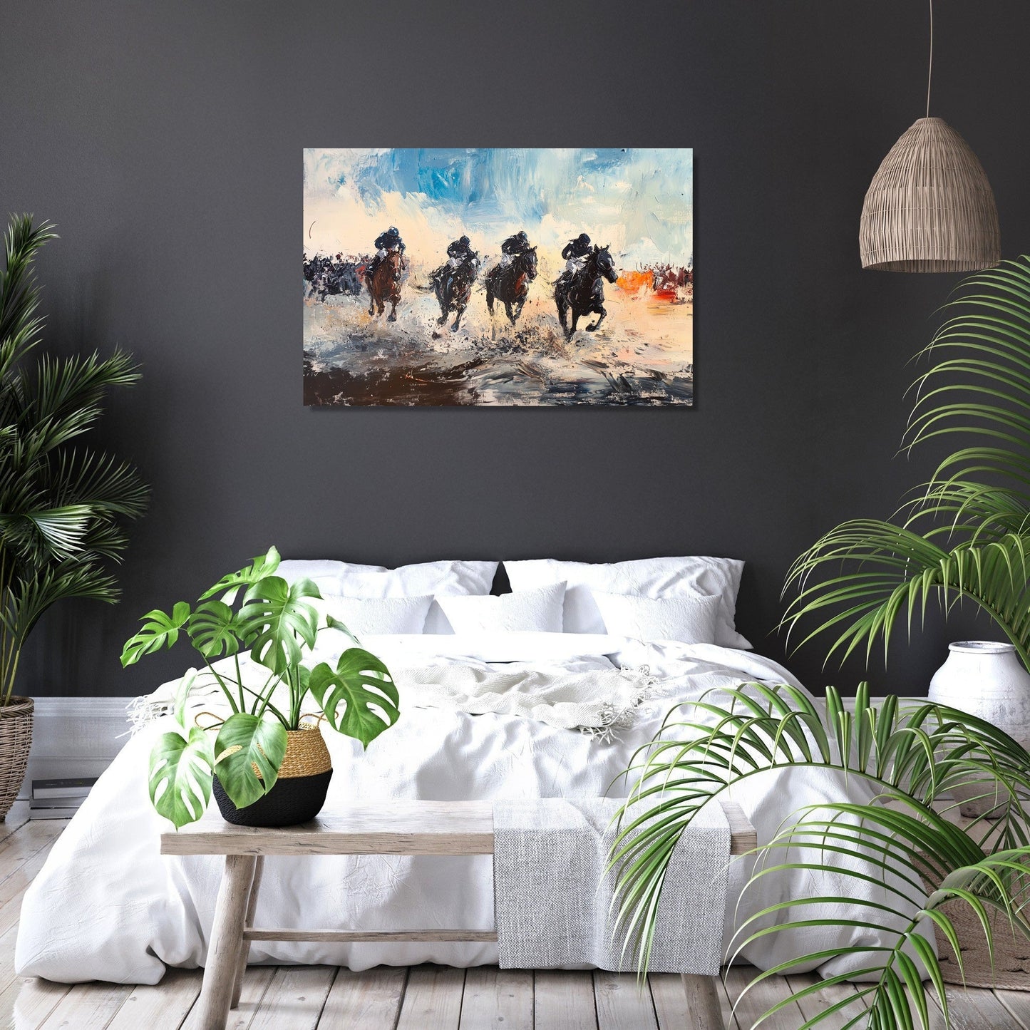 Galloping Glory Racing Canvas