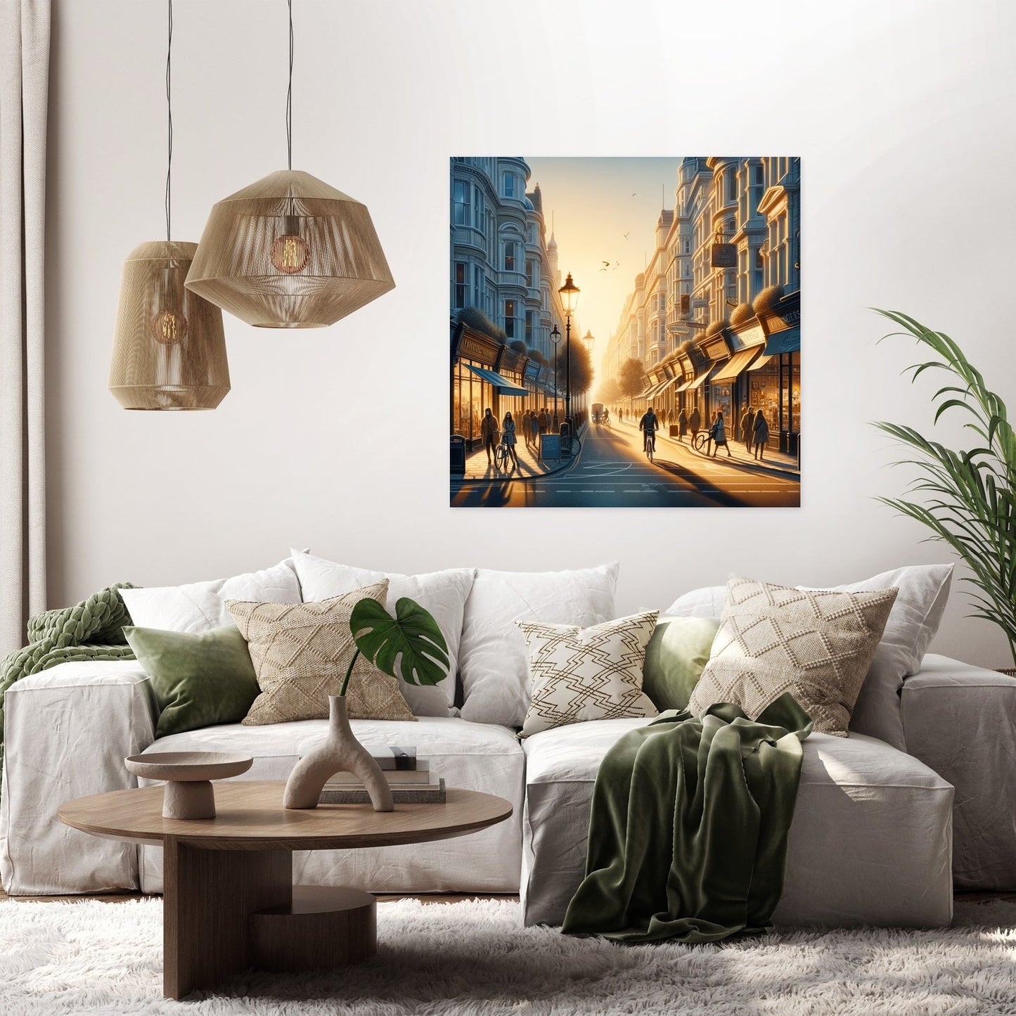 Bristol's Park Street Morning Glow Canvas