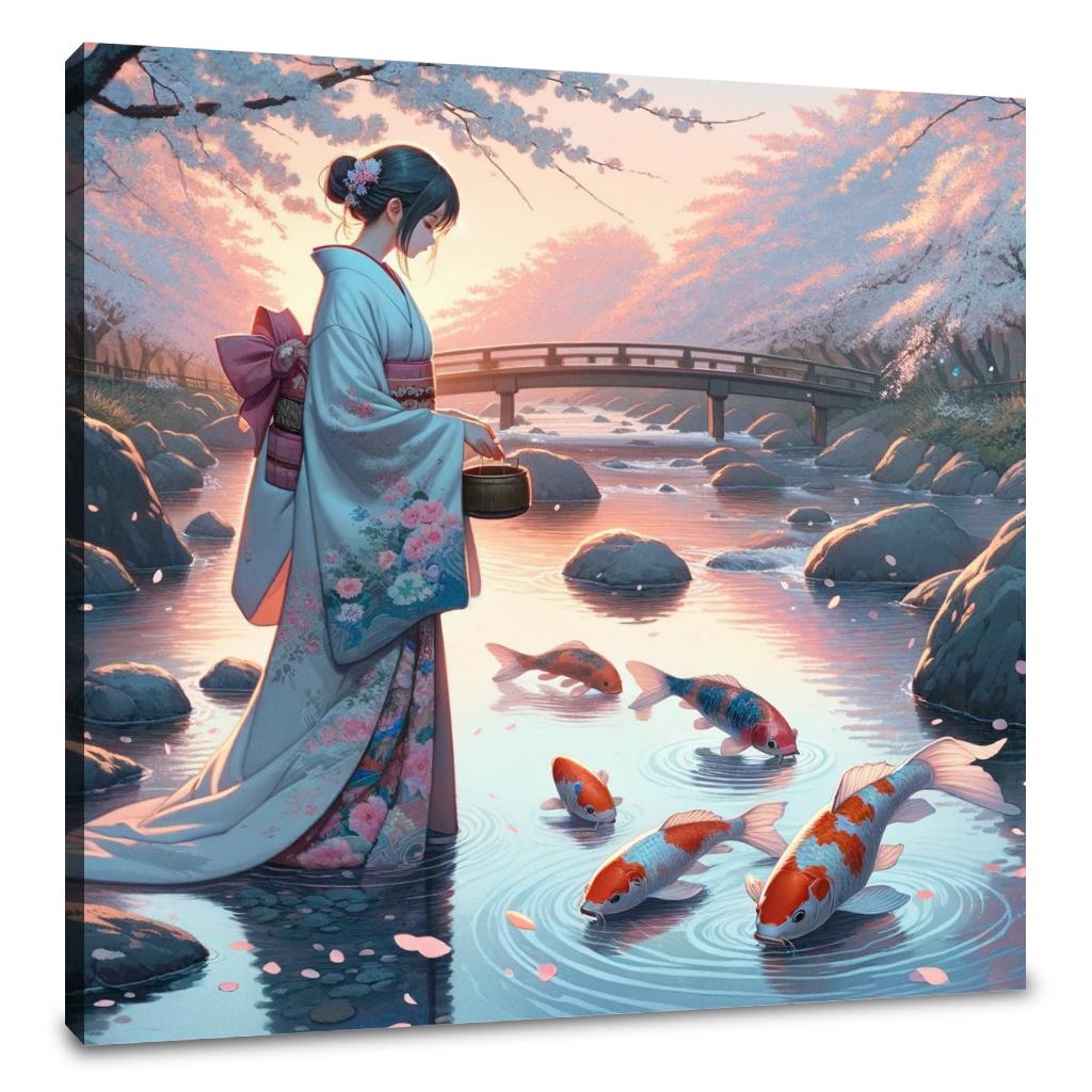 Koi Whisperer Canvas