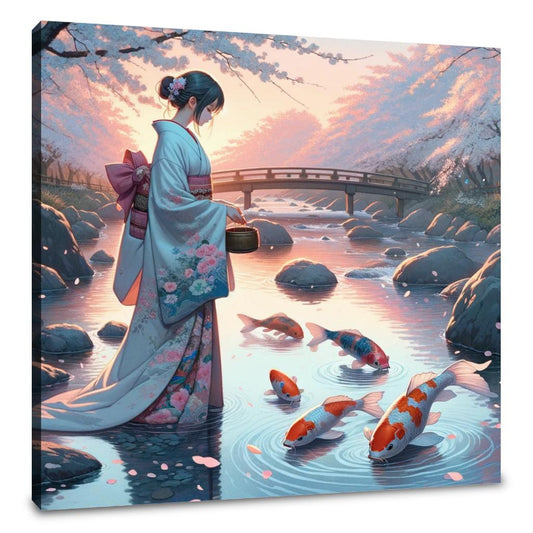 Koi Whisperer Canvas