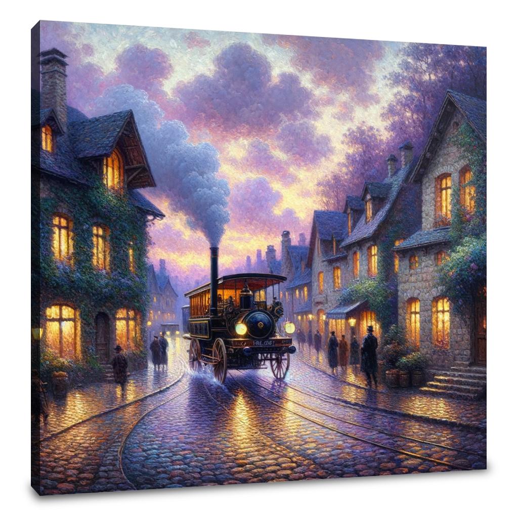 Steam Era Serenity Canvas