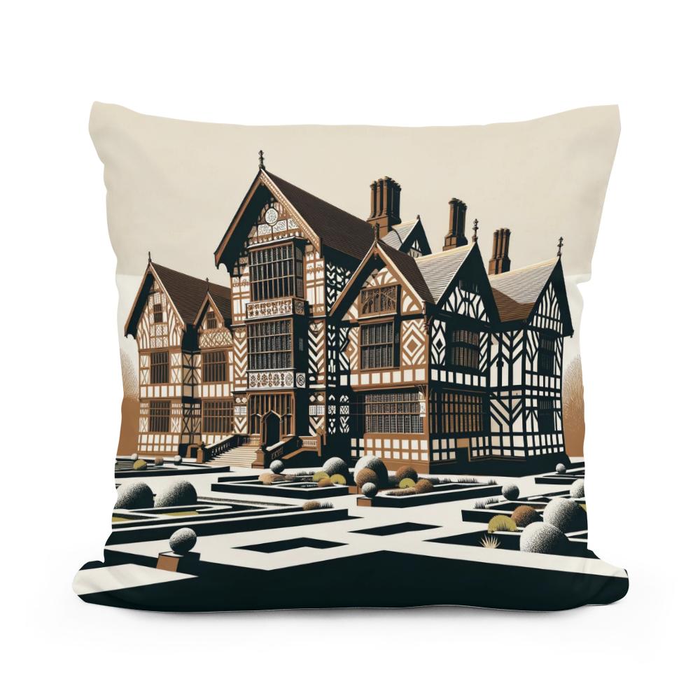 Liverpool Speke Hall Minimalist Harmony Cotton Cushion