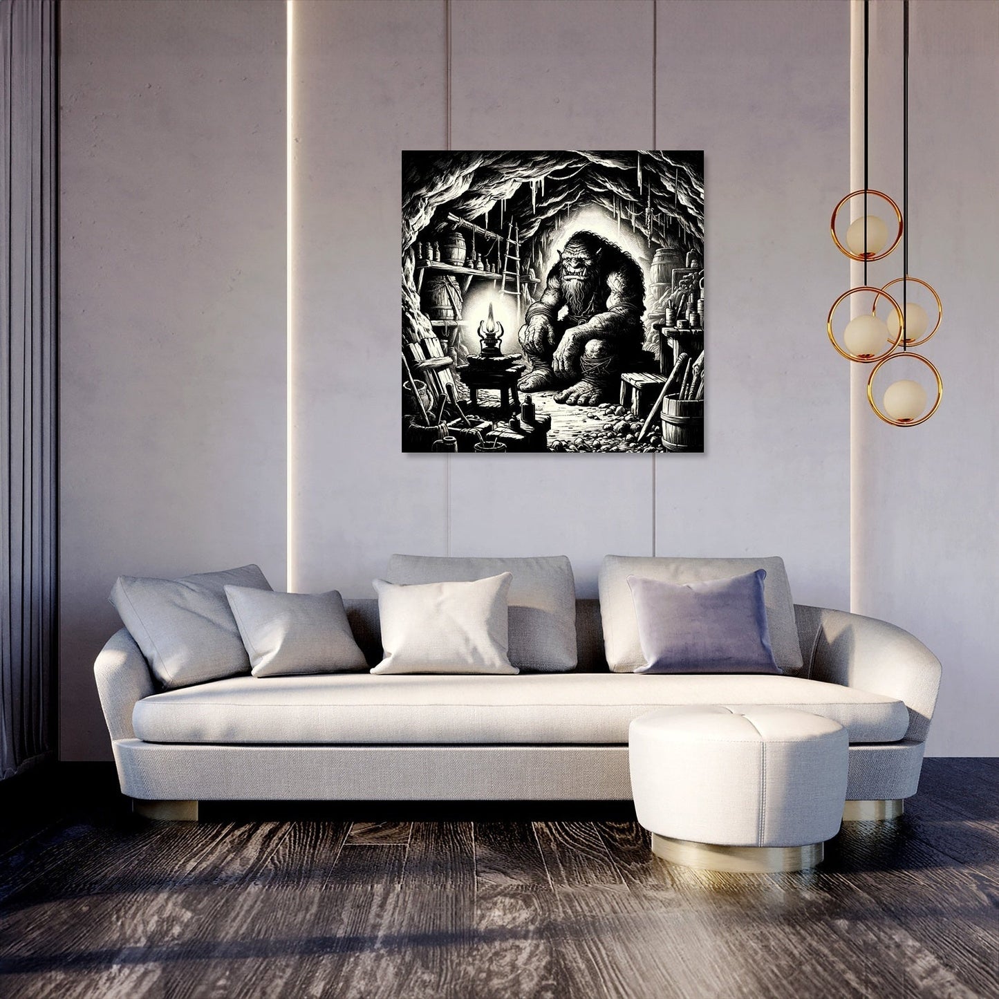 Cave of the Ogre Canvas