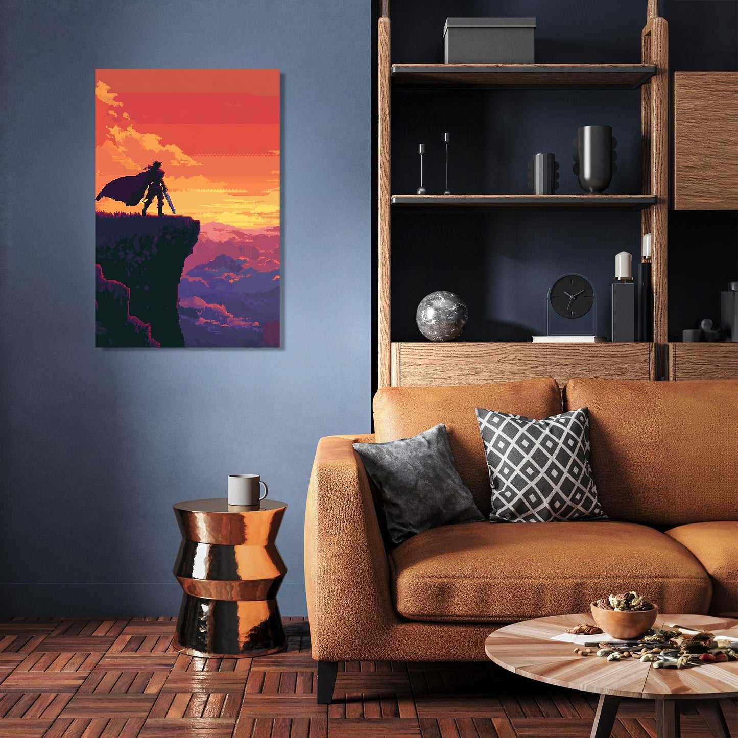 Warrior's Hilltop Sunset Canvas