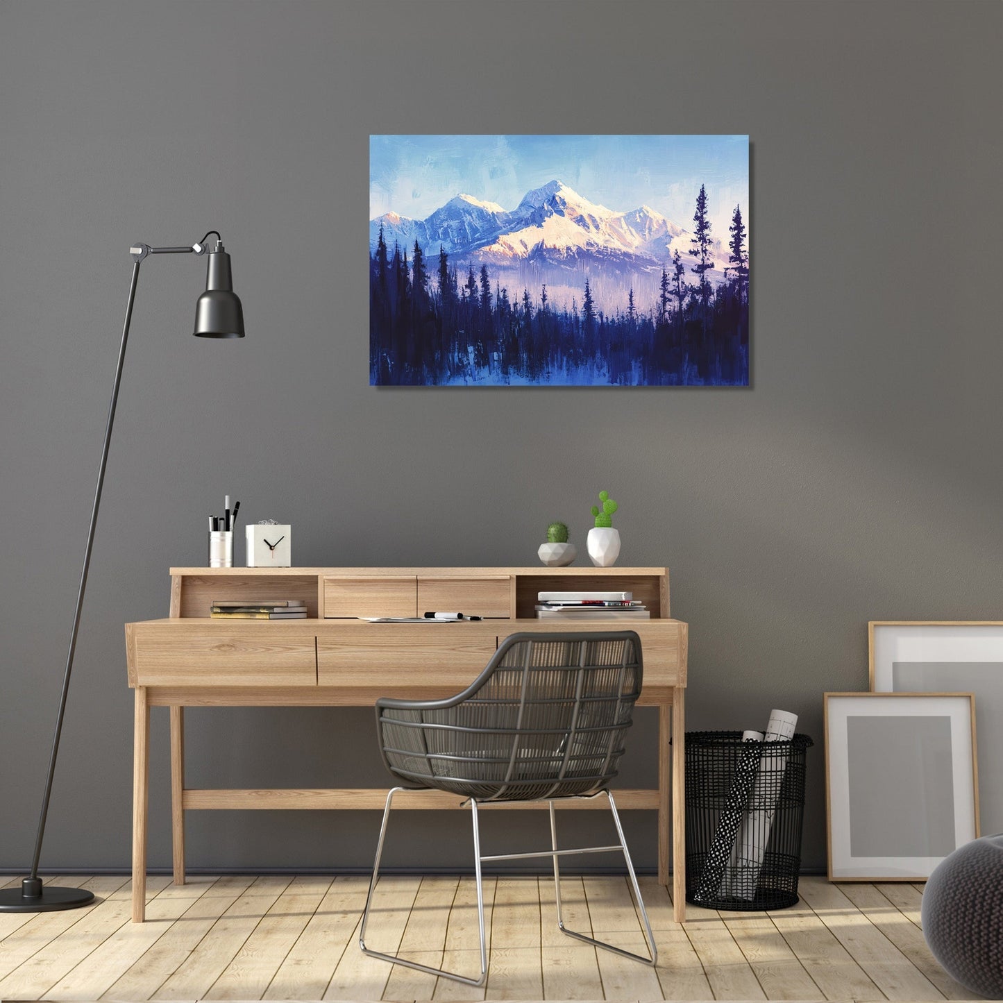 Enigmatic Alpine Serenity Canvas