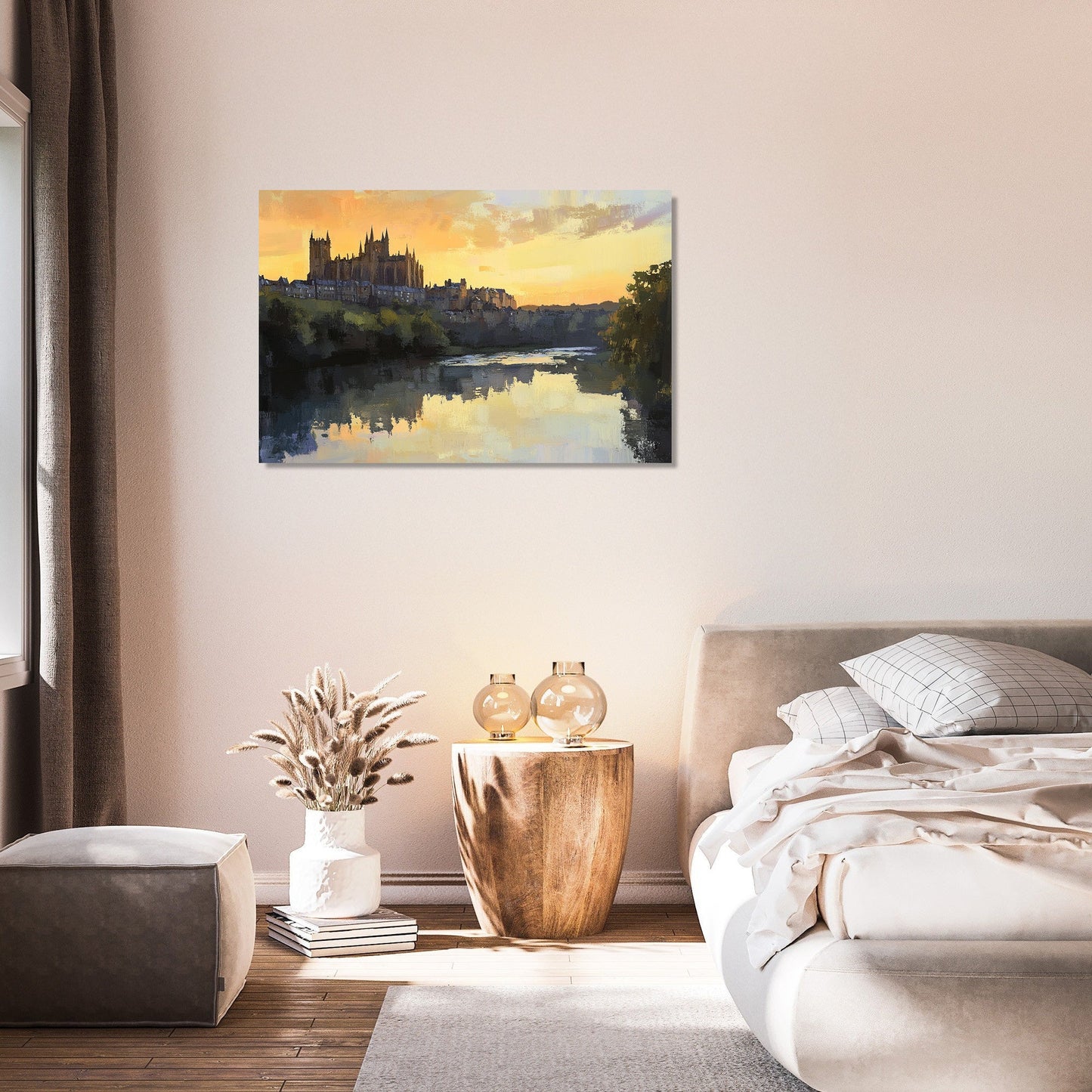 Durham Dusk Reflections Canvas