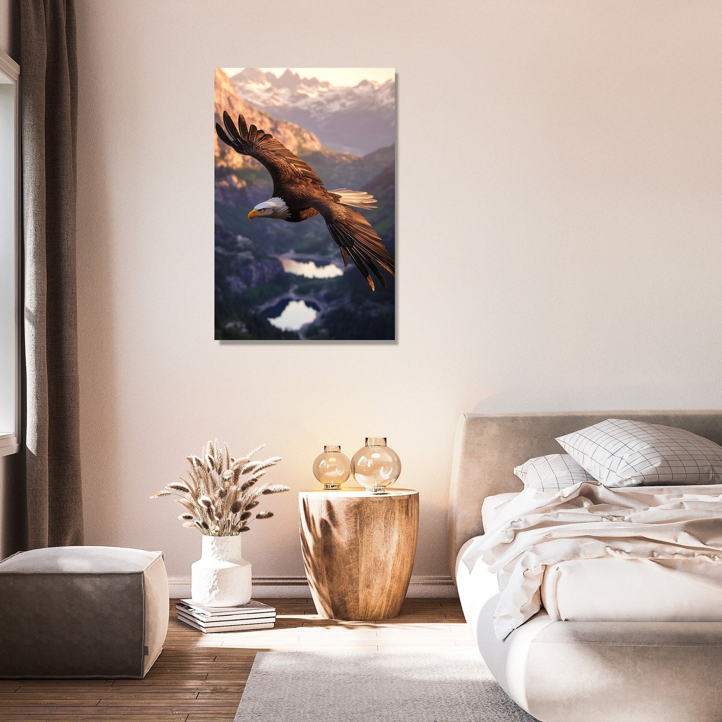 Majestic Eagle Dawn Canvas