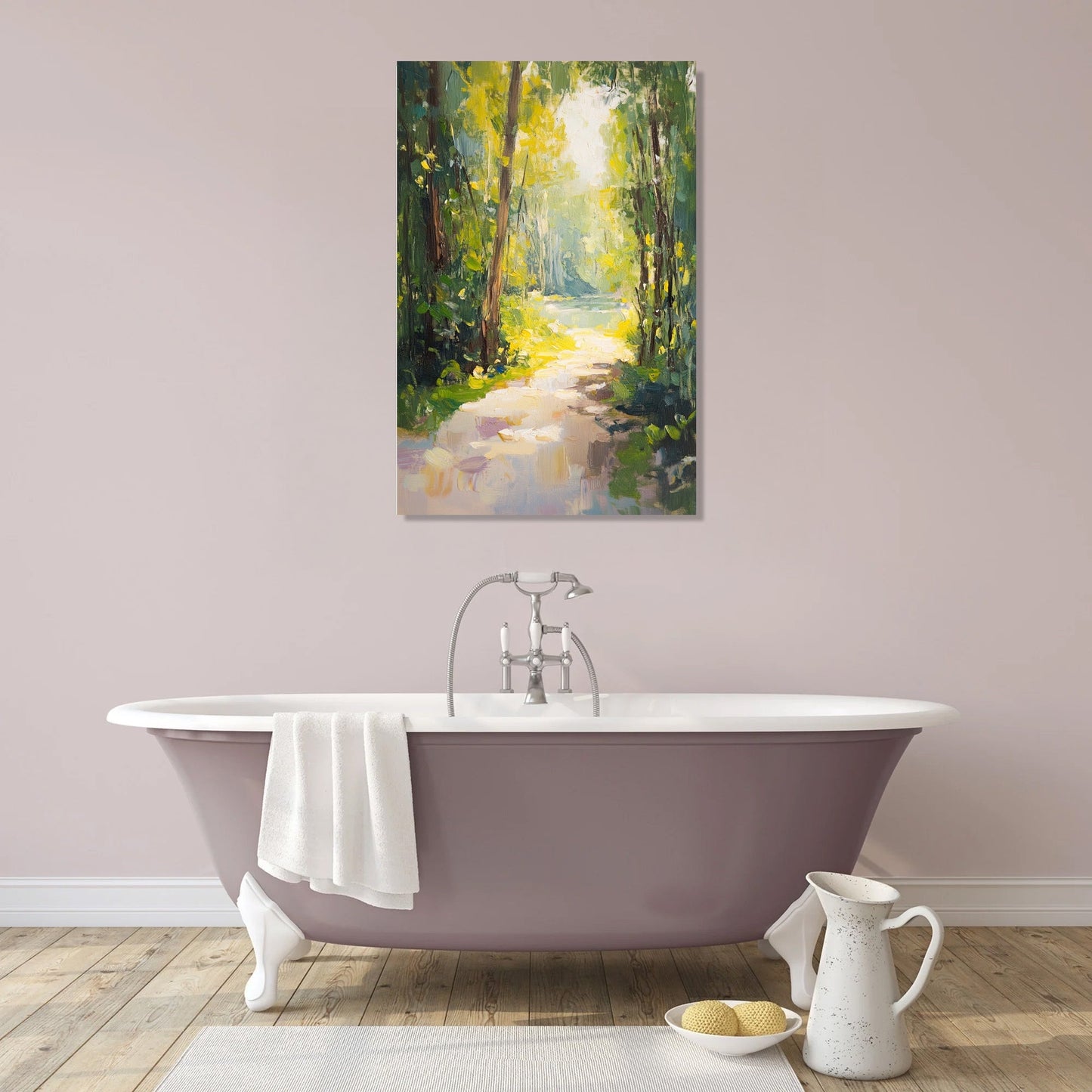 Nostalgic Tropical Journey Canvas