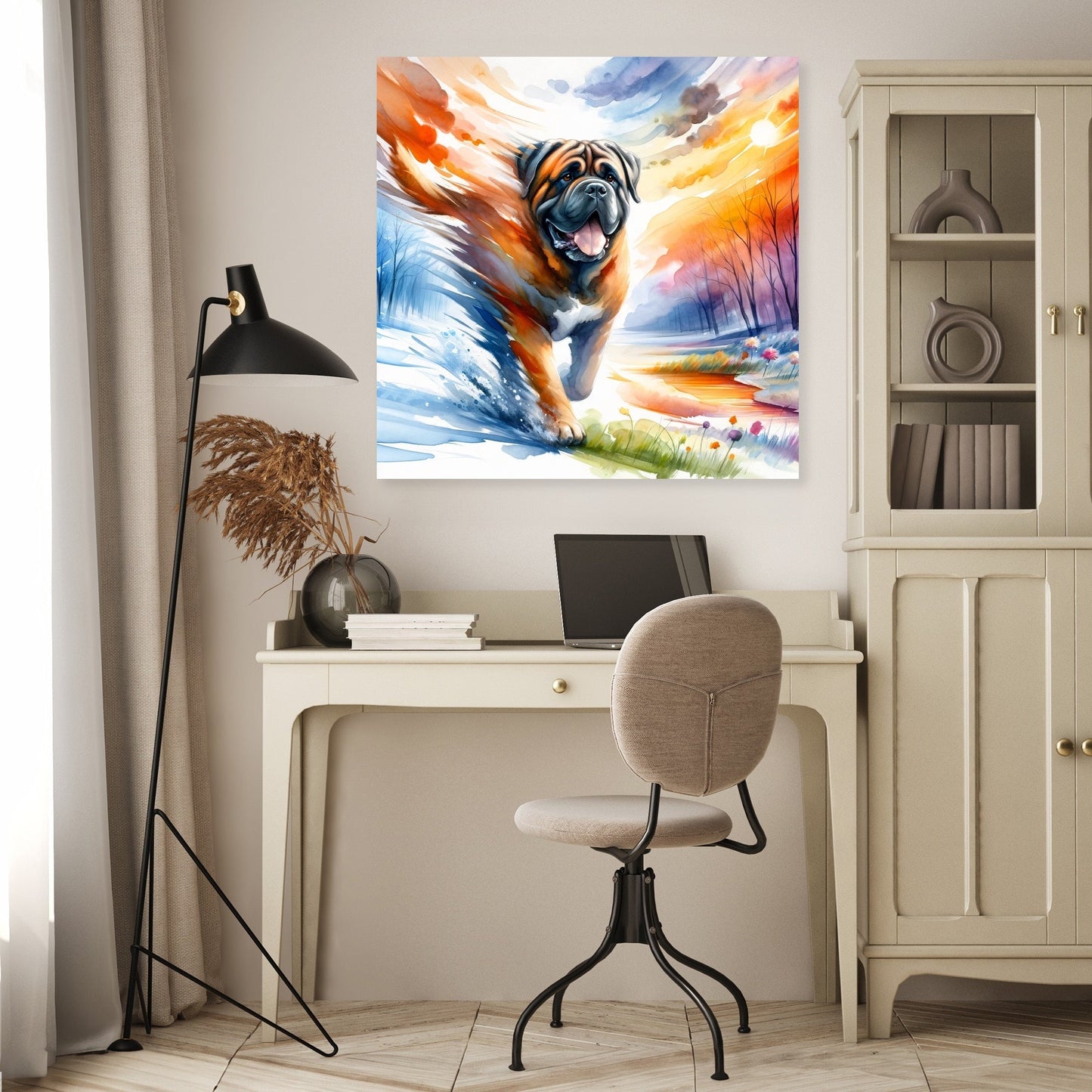Seasons' Journey Bullmastiff Canvas