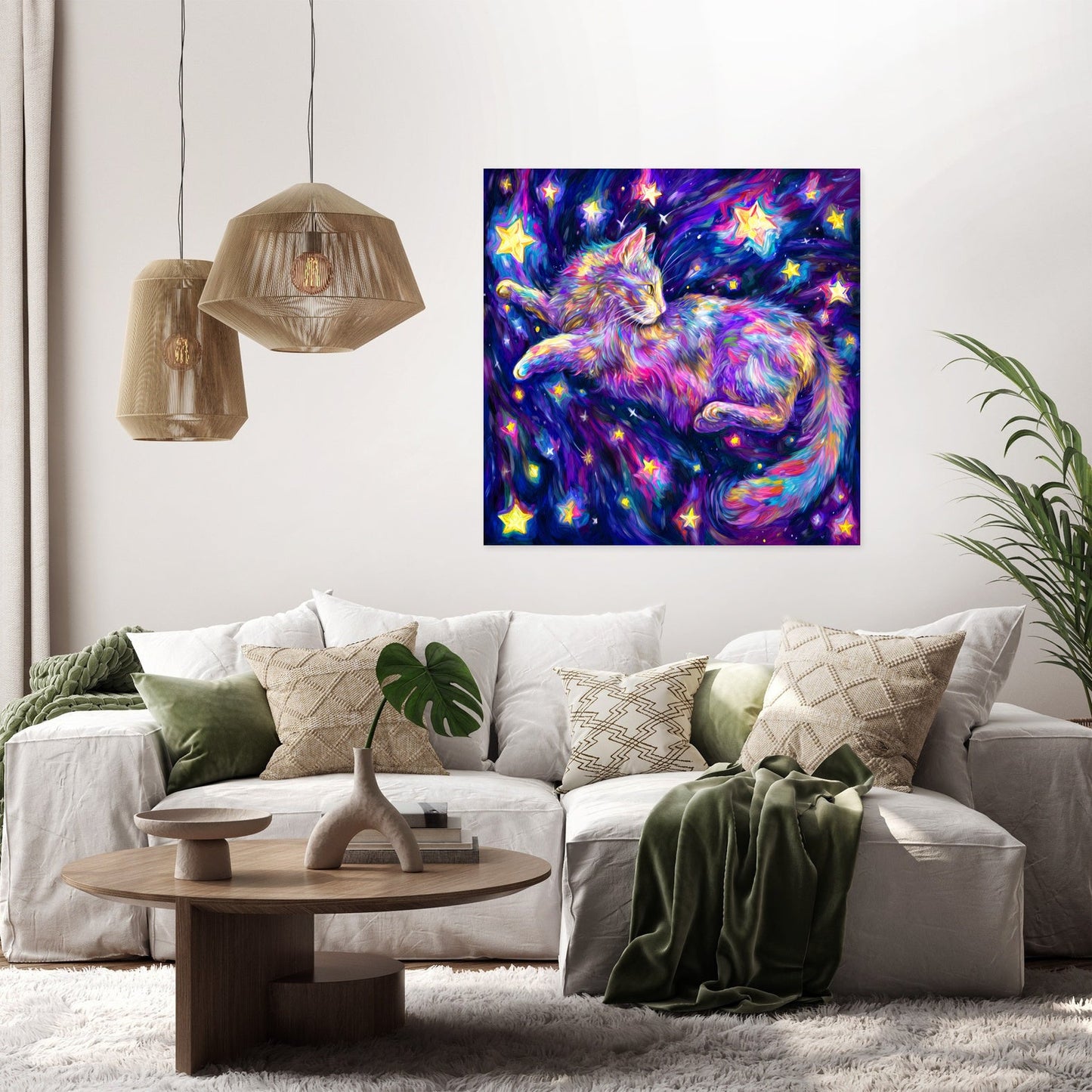 Cosmic Cat Canvas