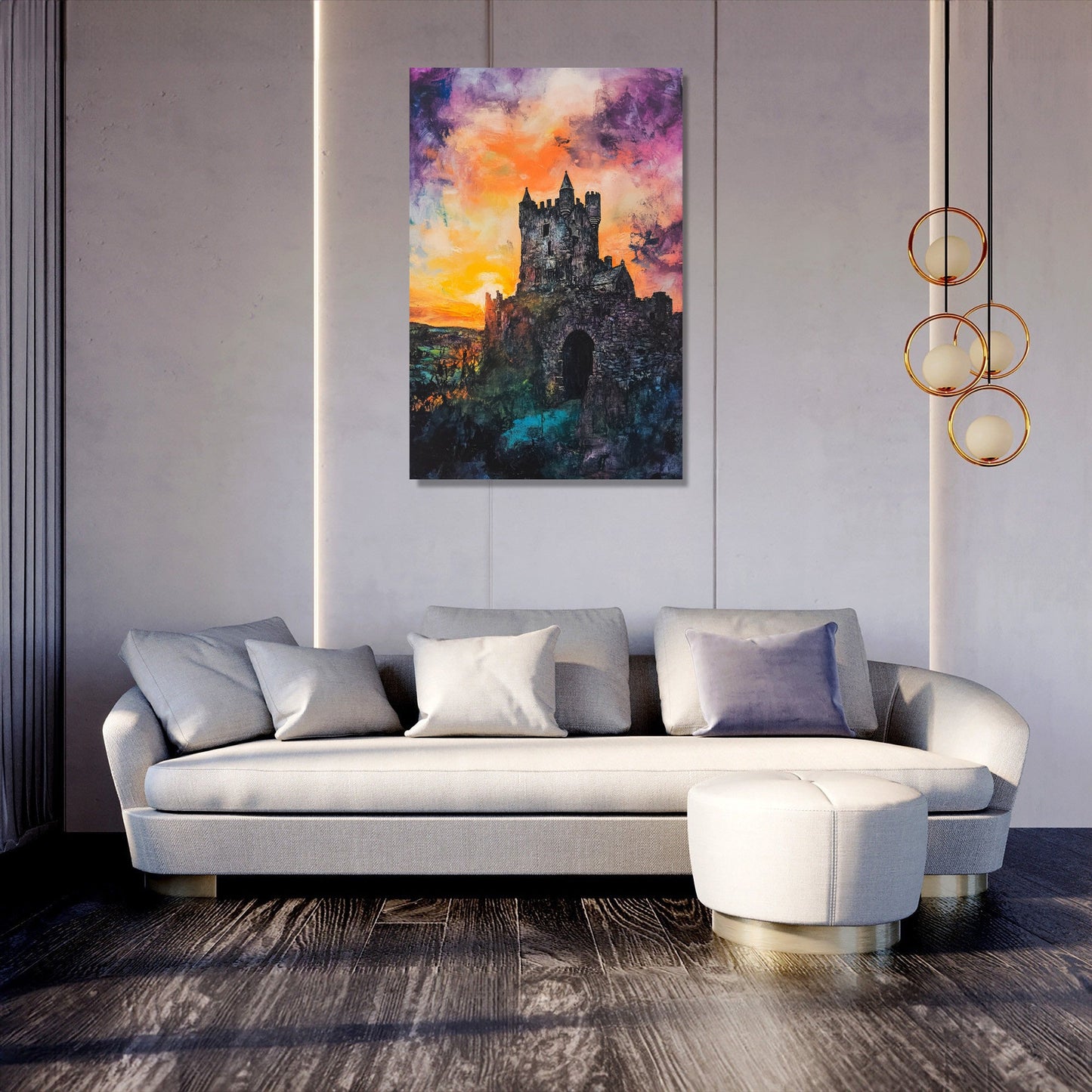 Blarney Castle Sunset Canvas
