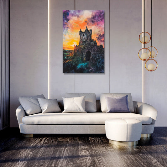 Blarney Castle Sunset Canvas