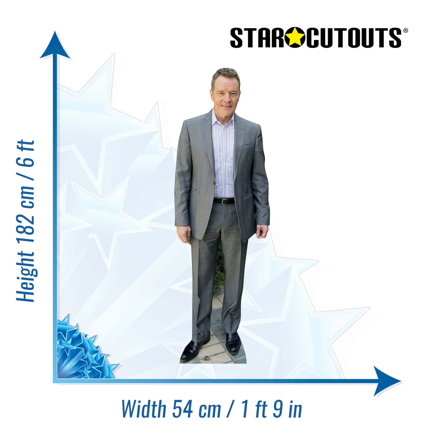CS593 Bryan Cranston (Breaking Bad) Height 182cm Lifesize Cardboard Cutout