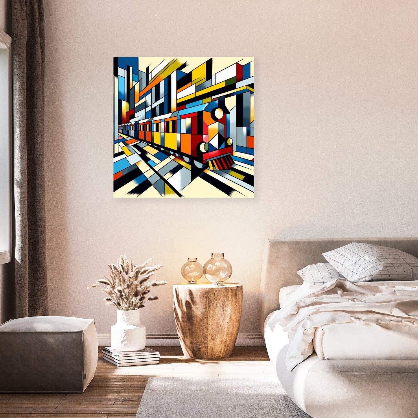 Cubist Conveyance Canvas