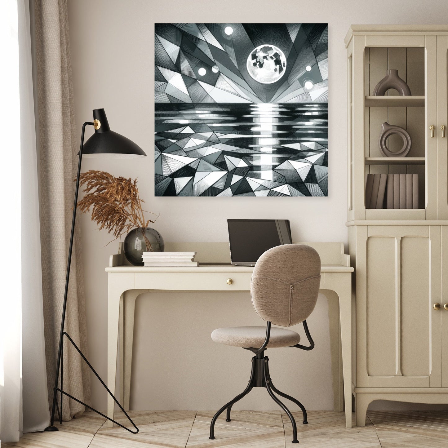 Lunar Reflections Canvas