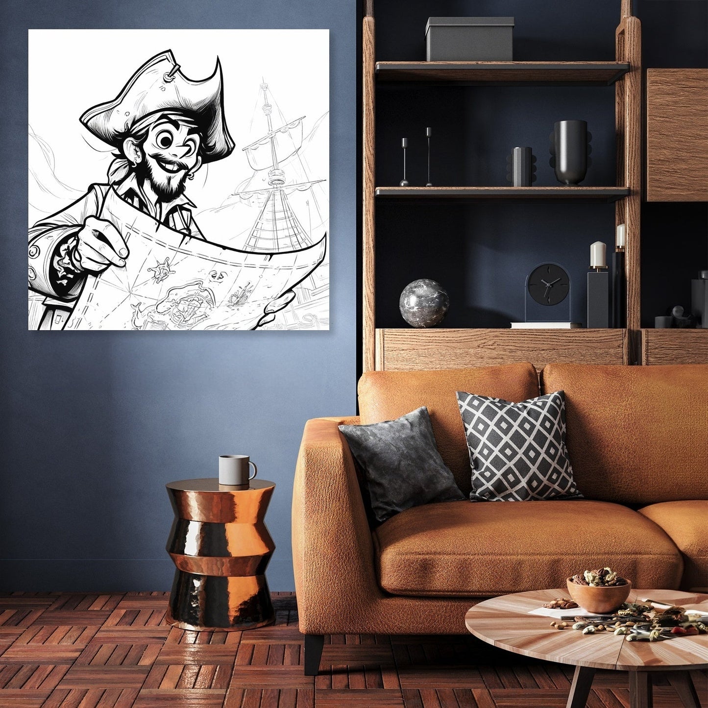 Whimsical Pirate Quest Canvas