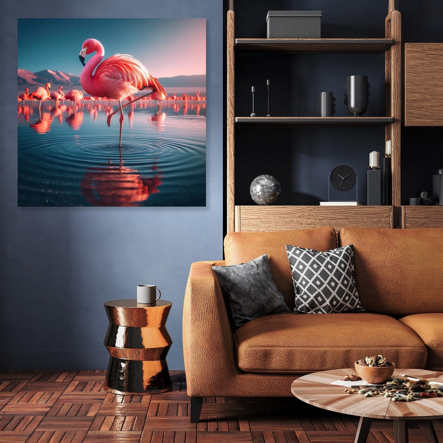 Flamingo Grace Canvas