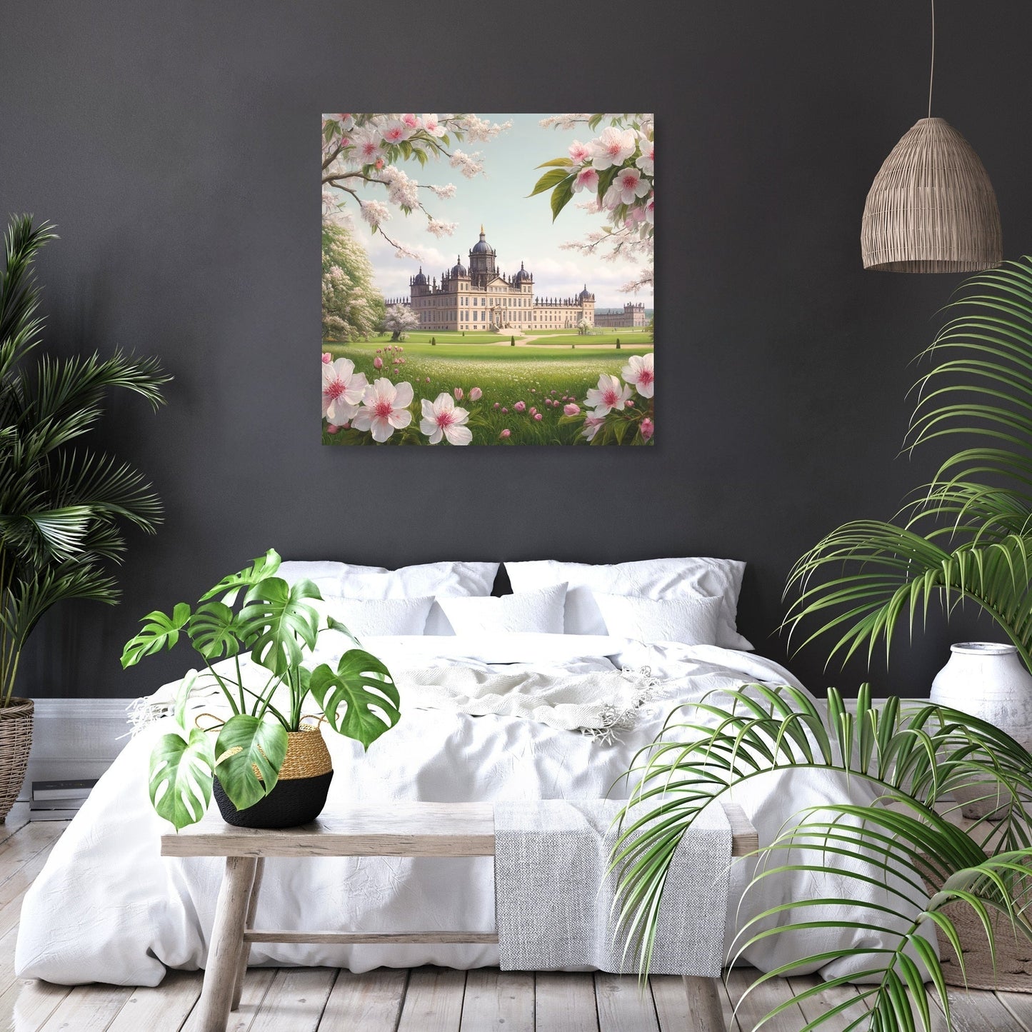 Spring at Castle Howard Canvas