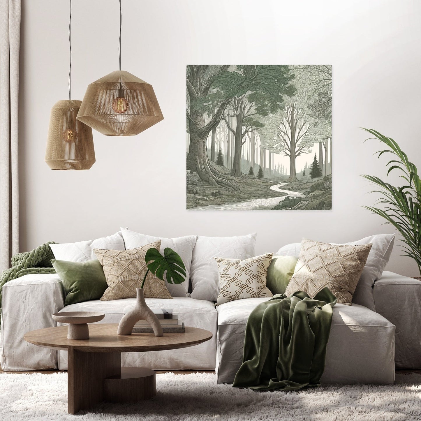 Tranquil Forest Canvas