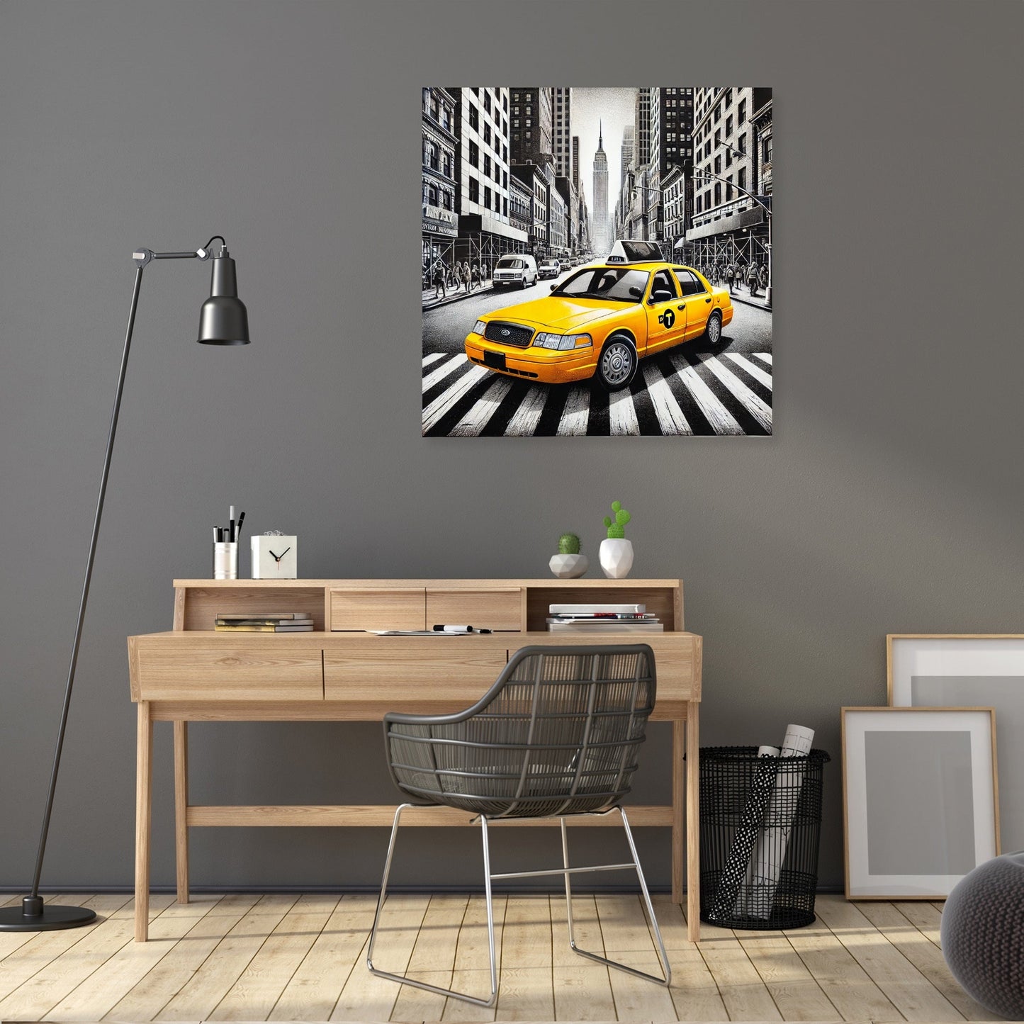 Yellow Taxi Canvas