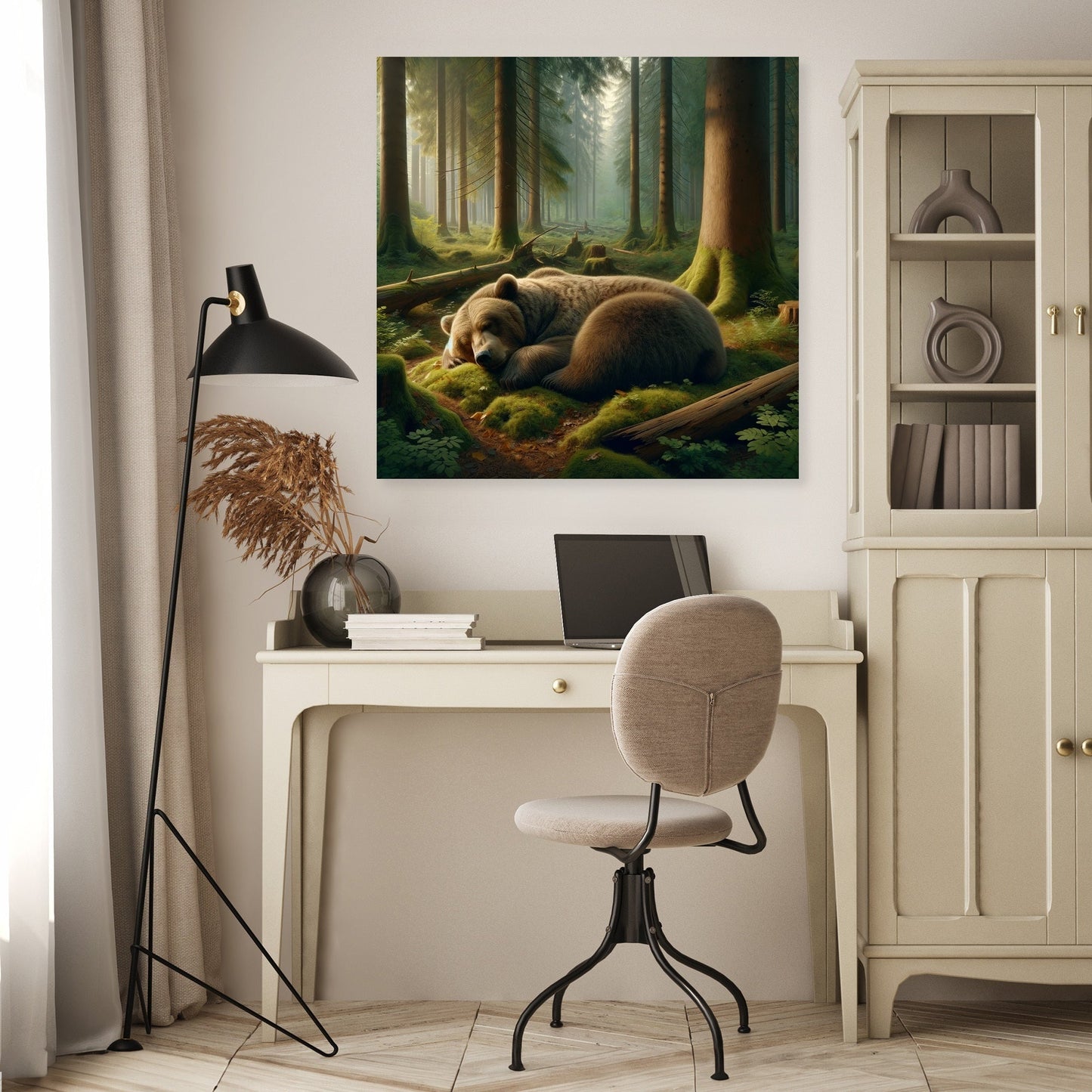Forest Slumber Canvas
