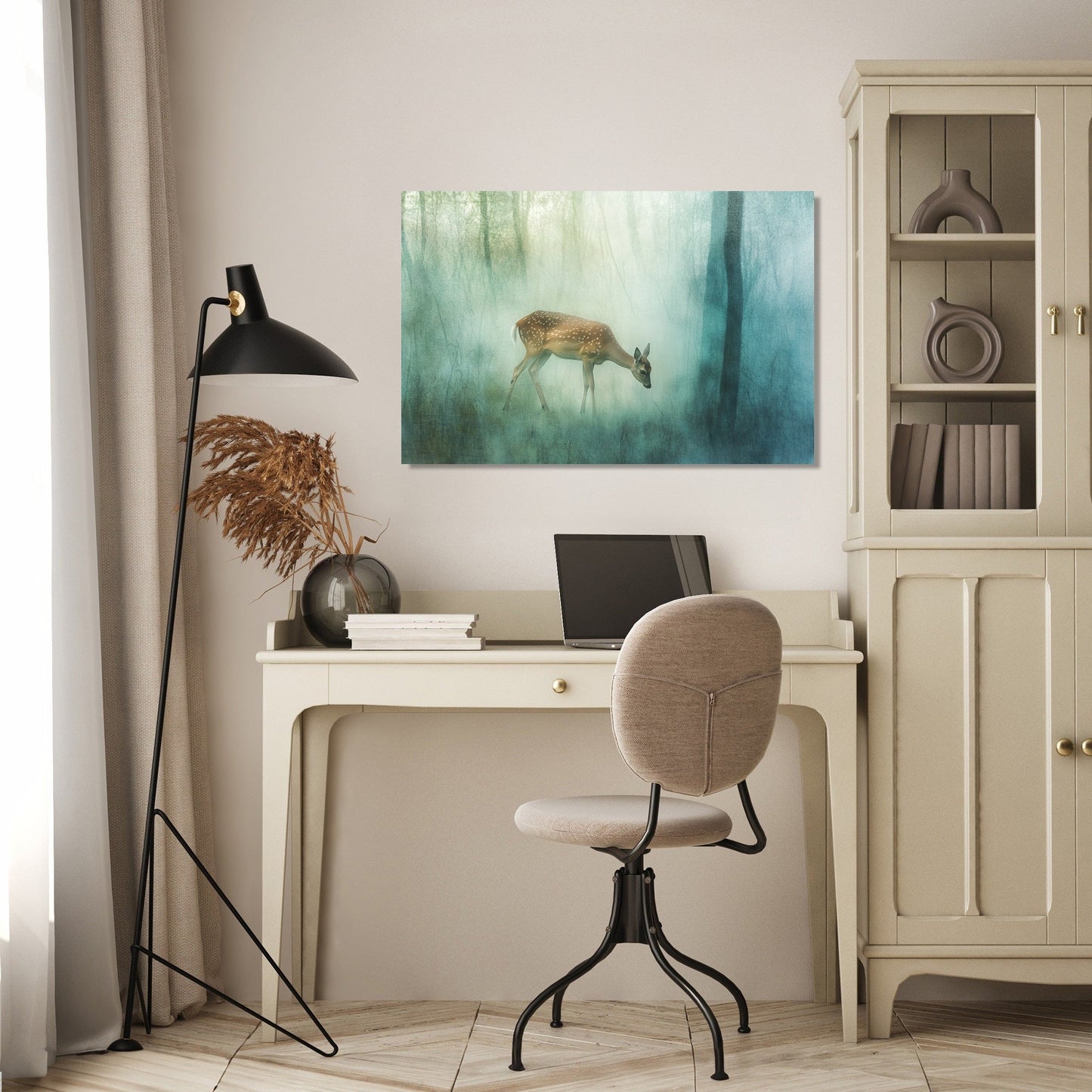 Muntjac Deer Serenity Canvas