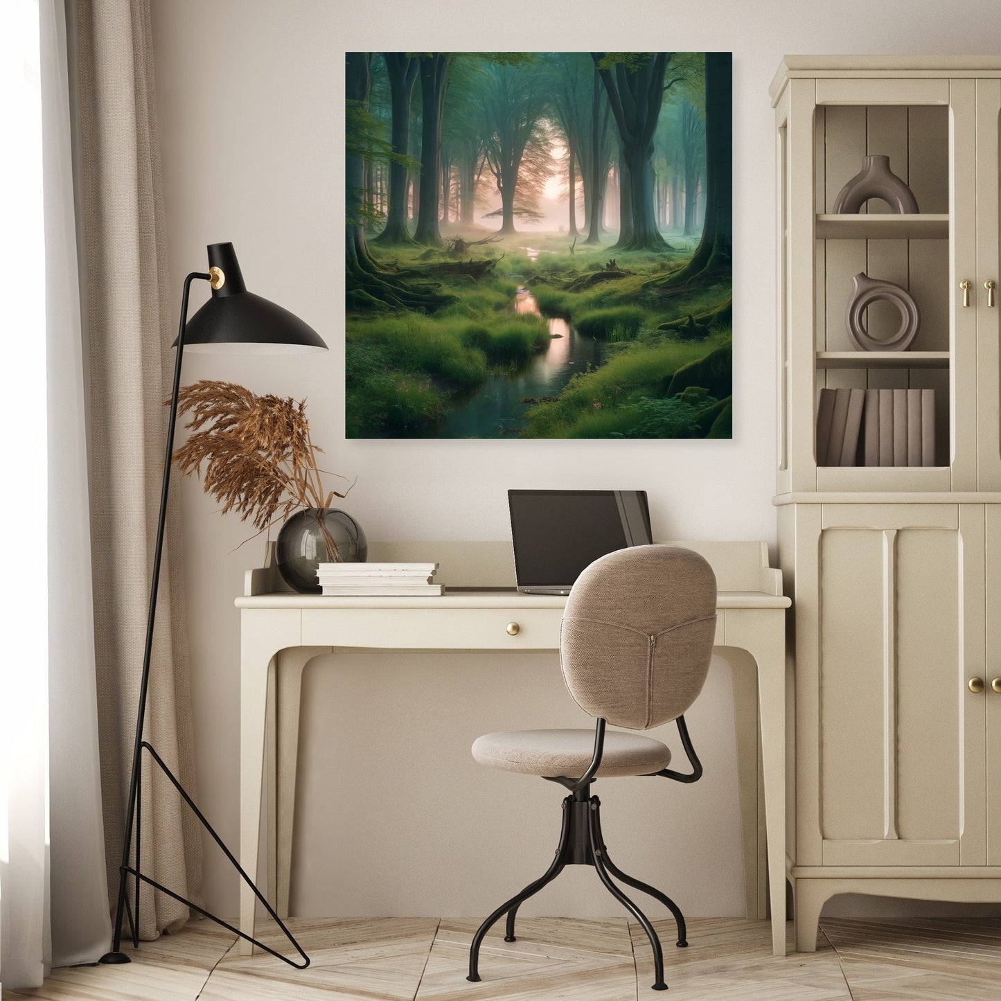 Dawn Forest Haven Canvas