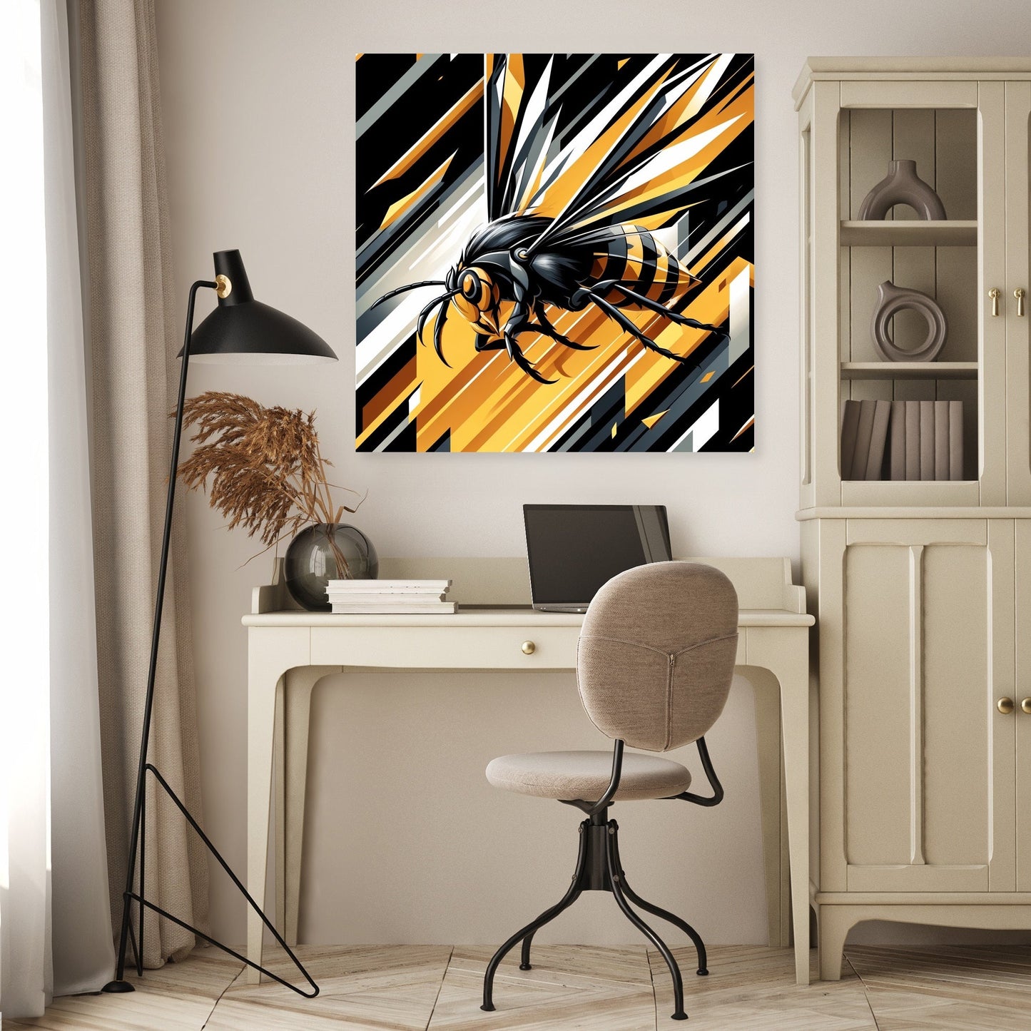 Hornet in Flight Canvas