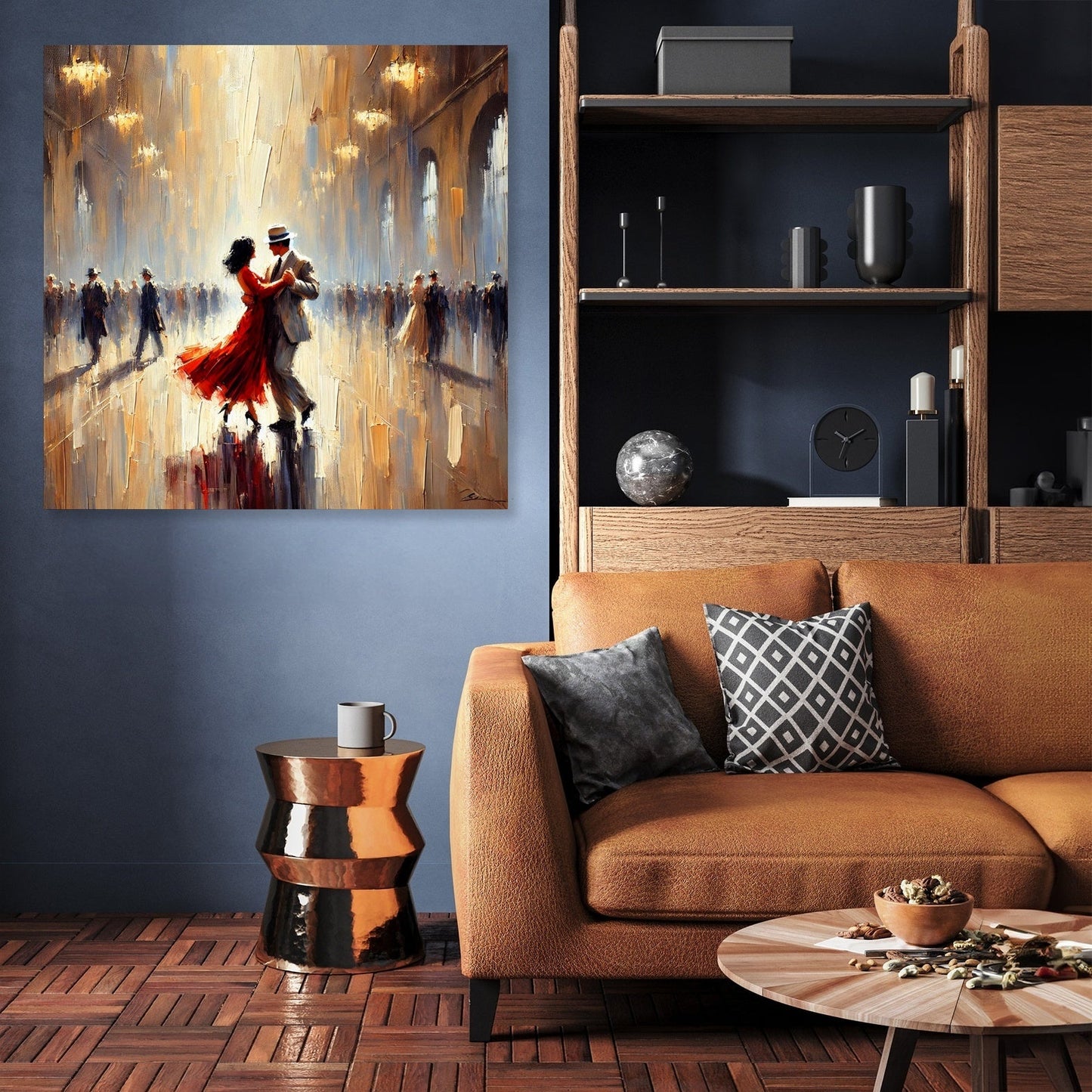 Golden Dance Impressionist Canvas