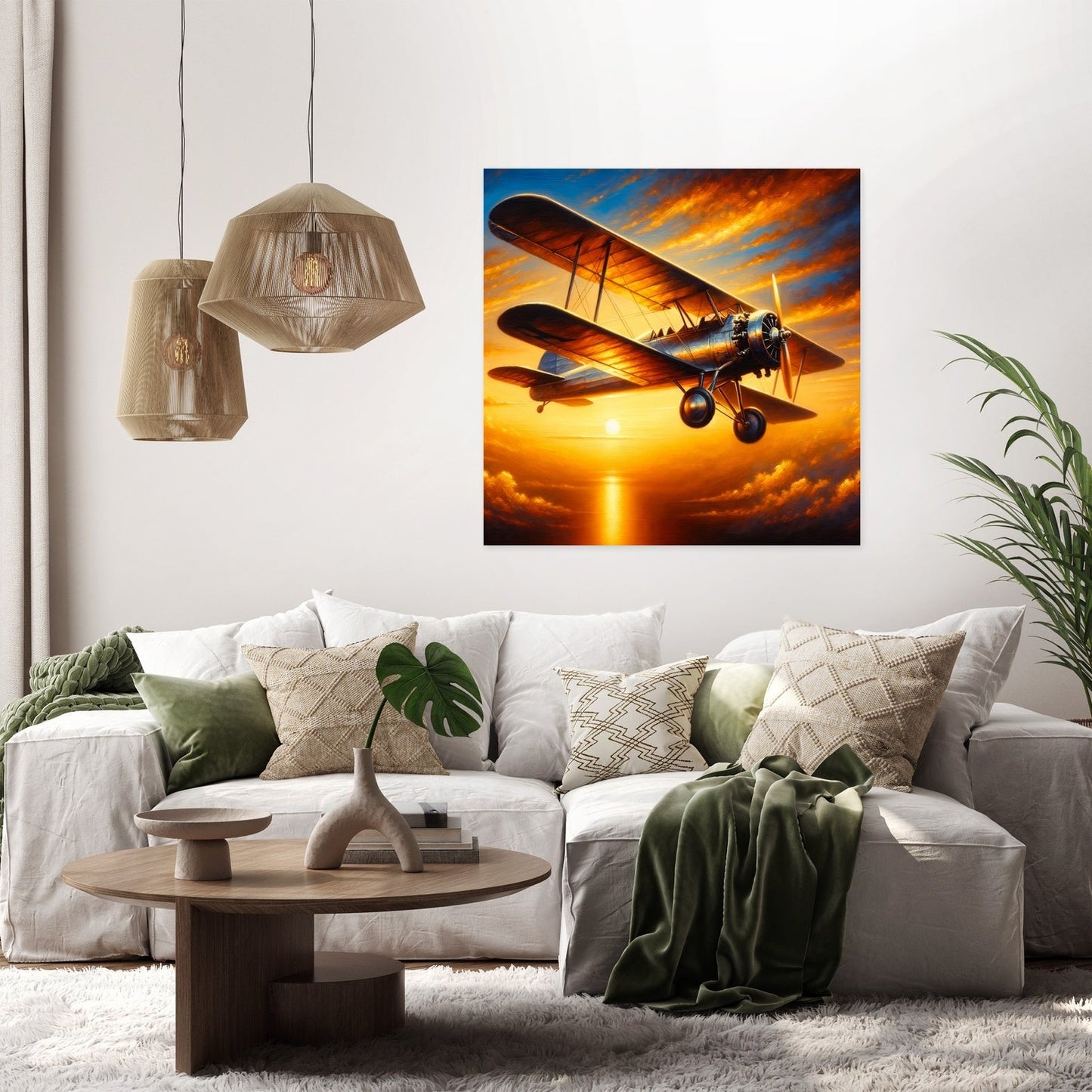 Sunset Flight Canvas