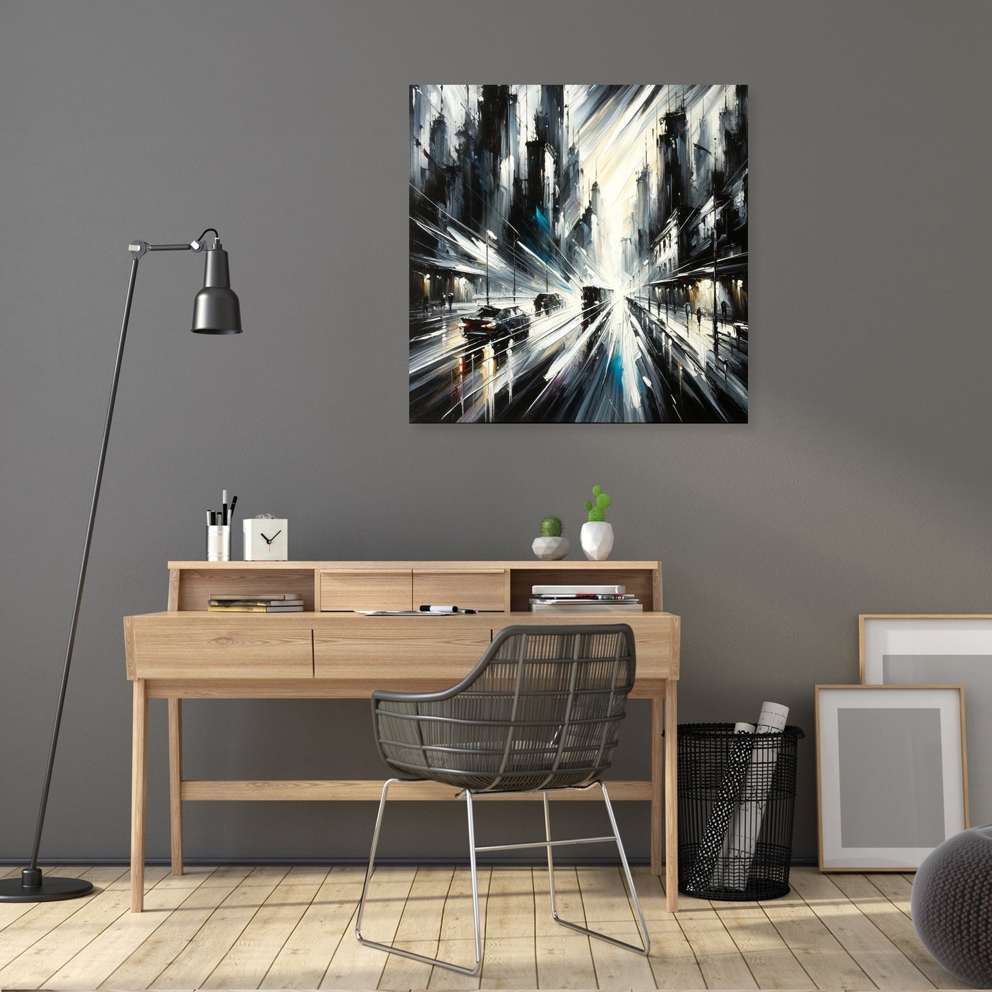 Stormy Streets Canvas