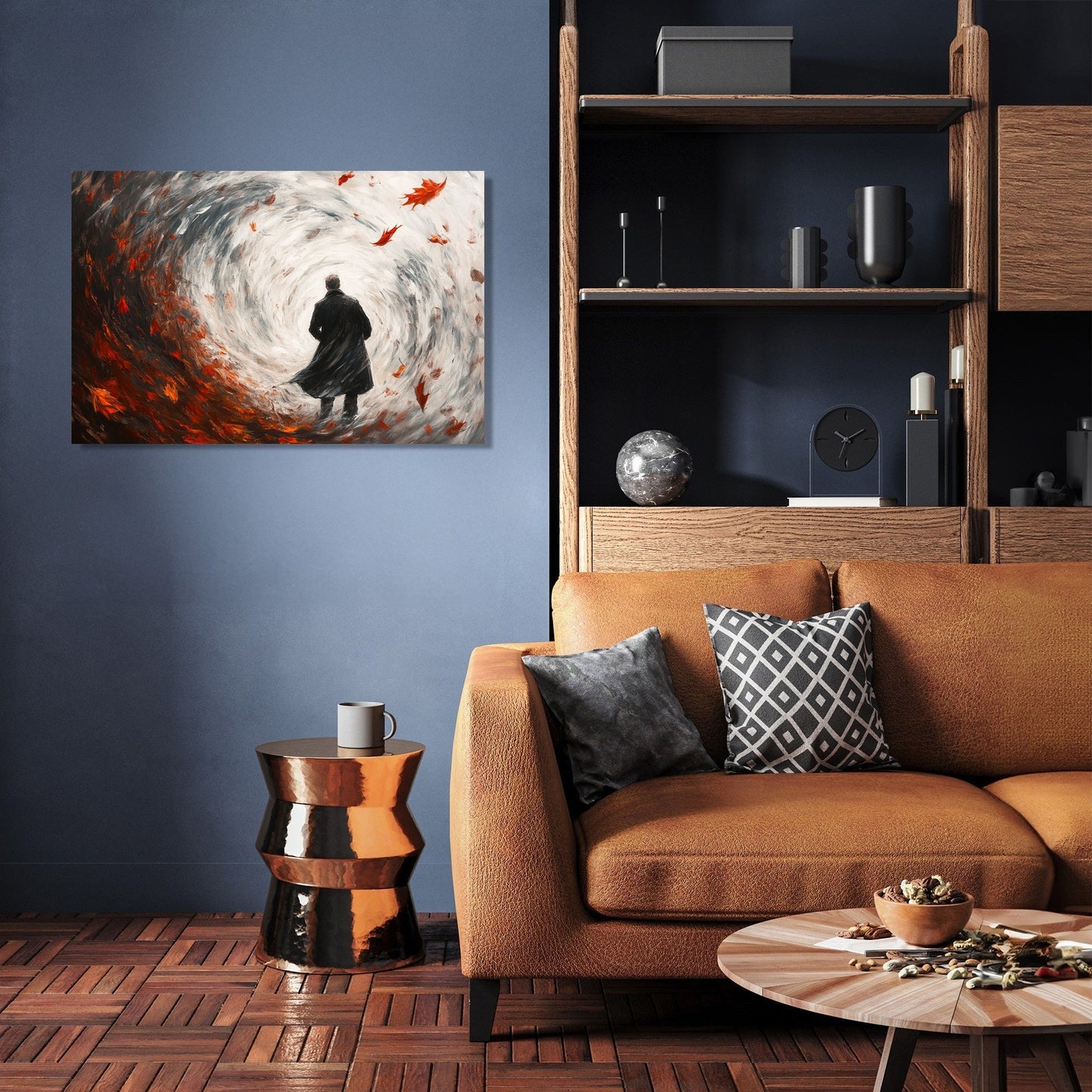 Swirling Autumn Memories Canvas