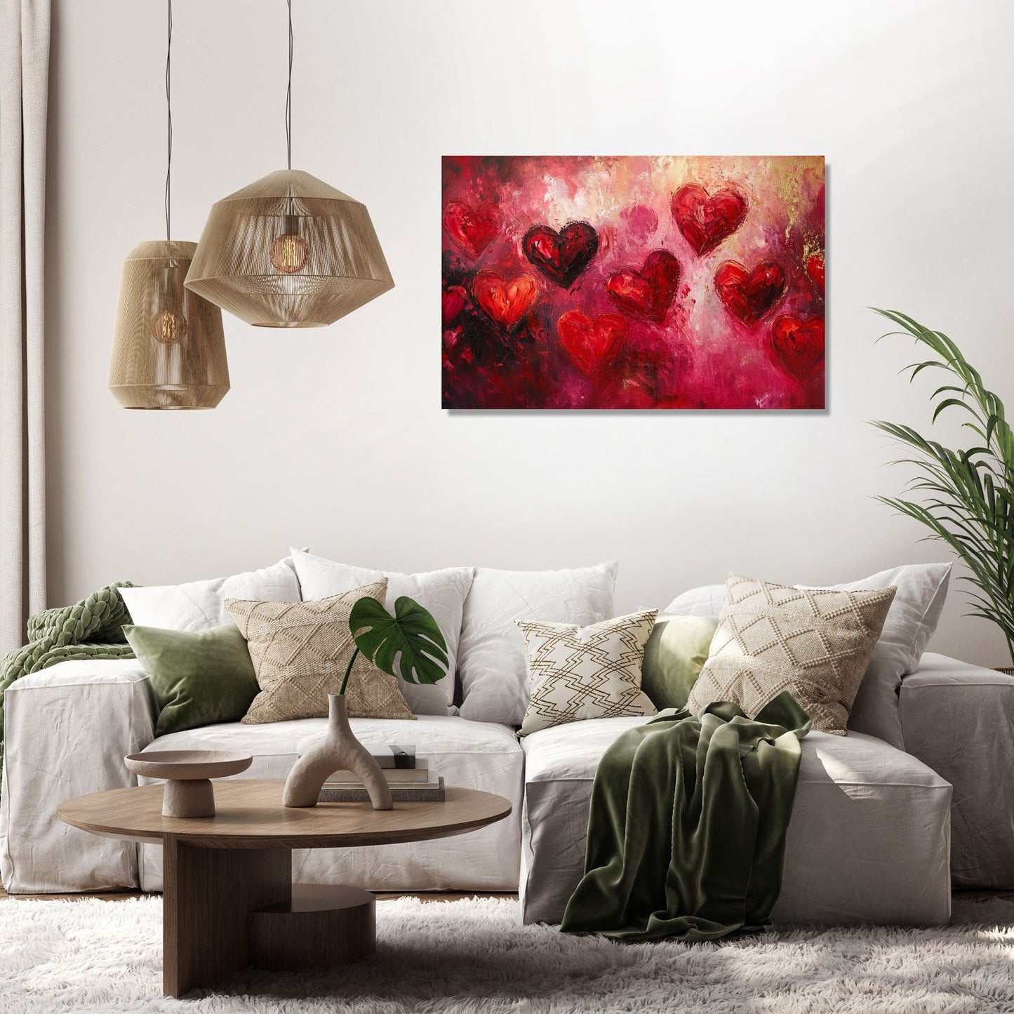 Radiant Heart Canvas