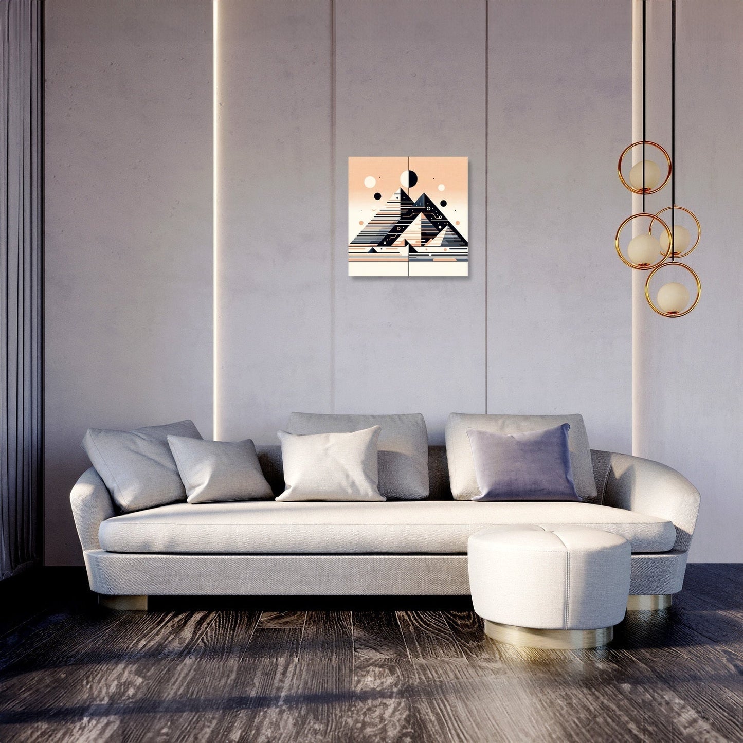 Serenity of Ancient Sands Canvas