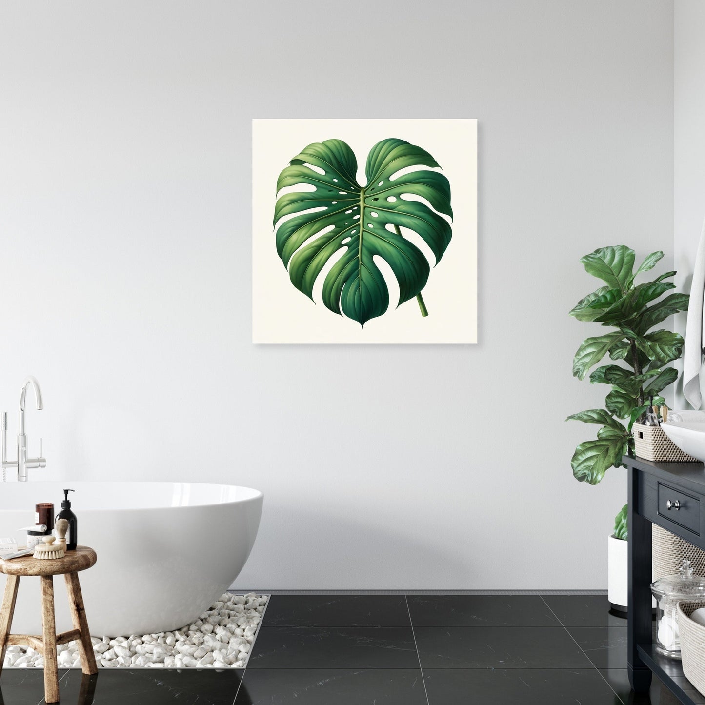 Monstera Elegance Canvas