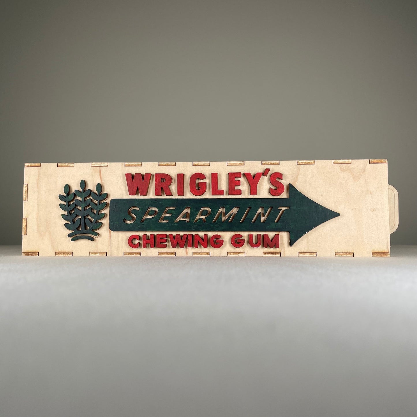 Wrigley's Gum Box - Pre-Built Model by Curious Rabbit ®