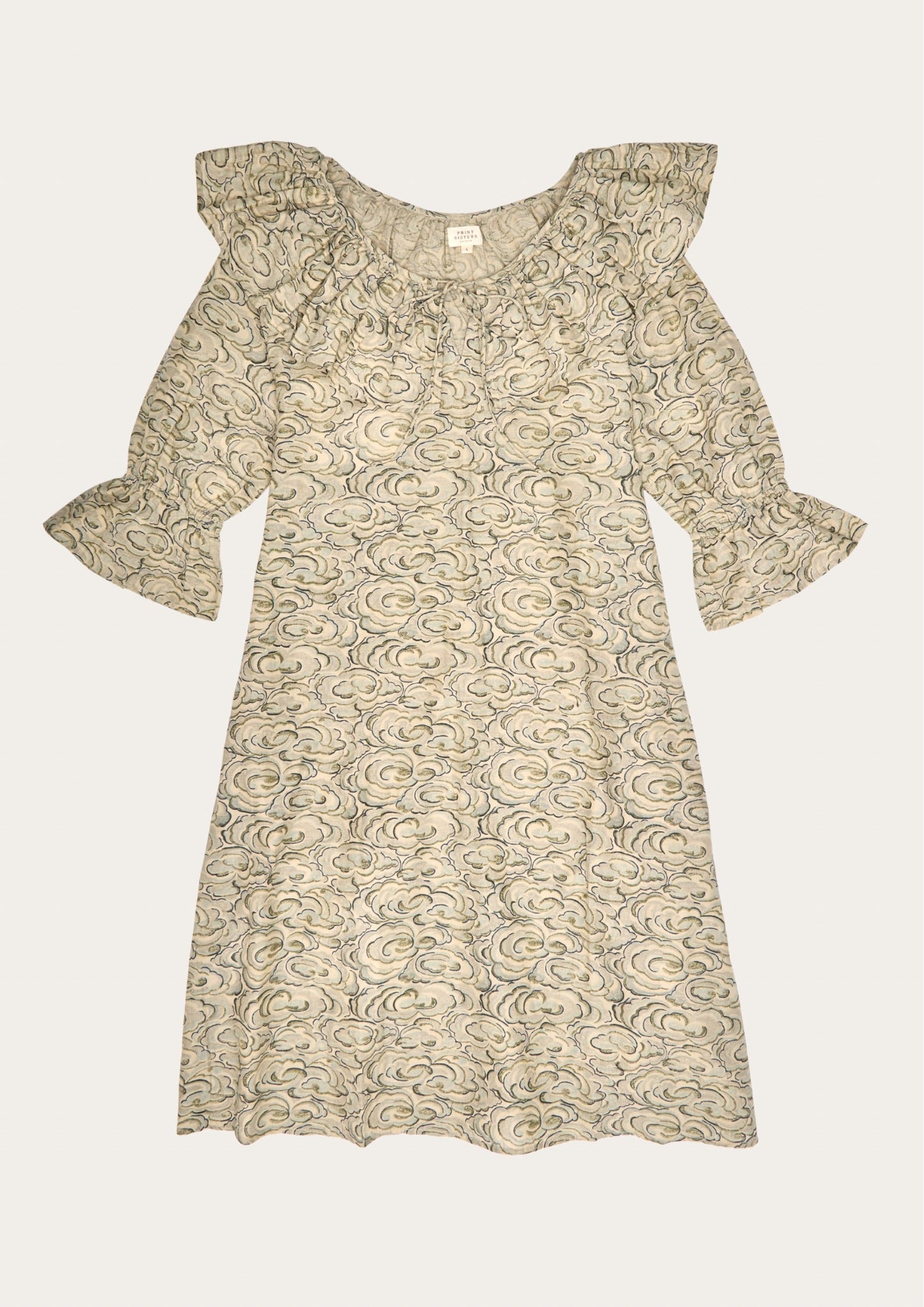 Kumo Clouds Dress - Print Sisters Loungewear