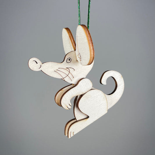 Mouse Bauble - Handmade Ornament by Curious Rabbit ®